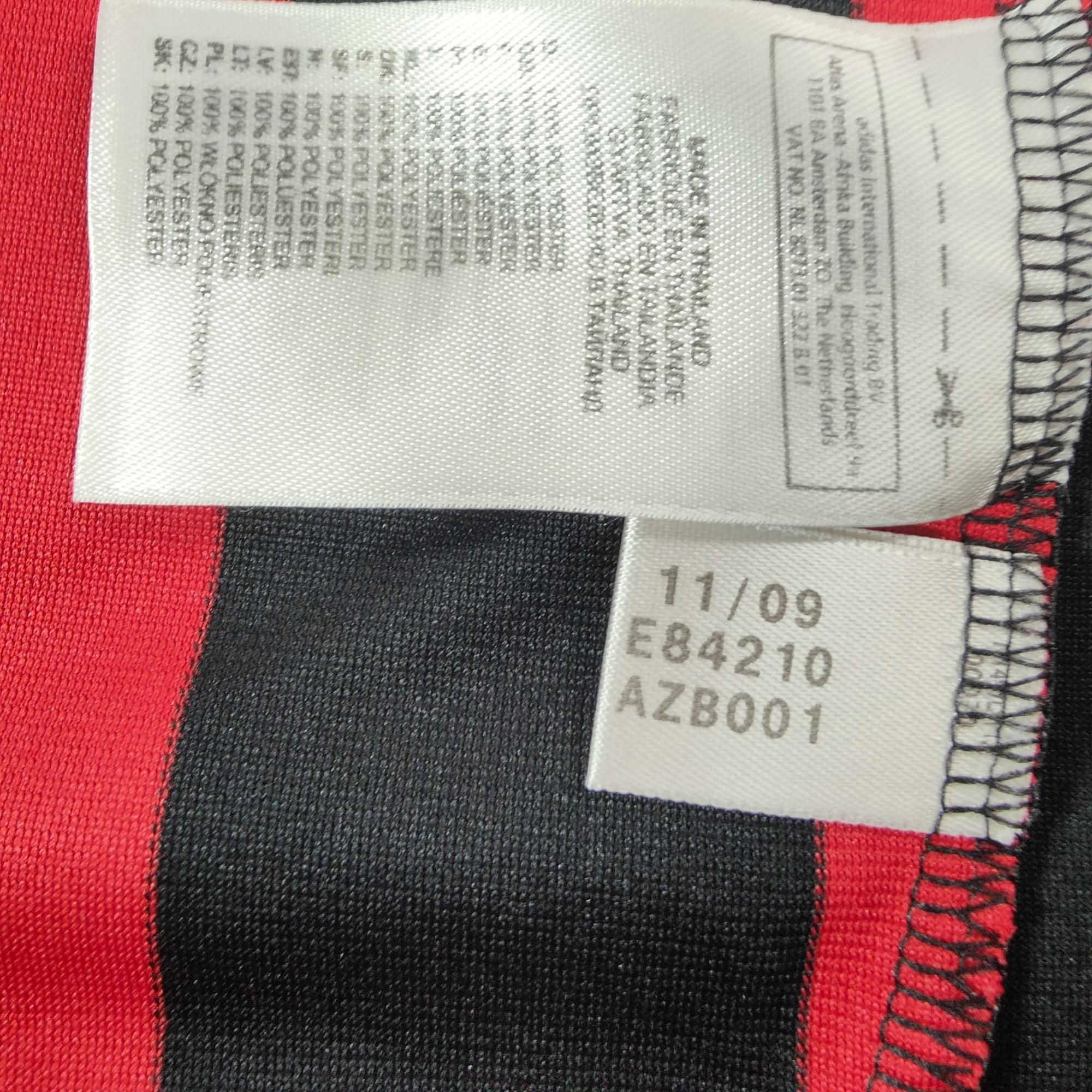 2009 - 10 AC Milan Home Shirt Ronaldinho 80 - 9.5/10 - (L) - Eternal Pitch