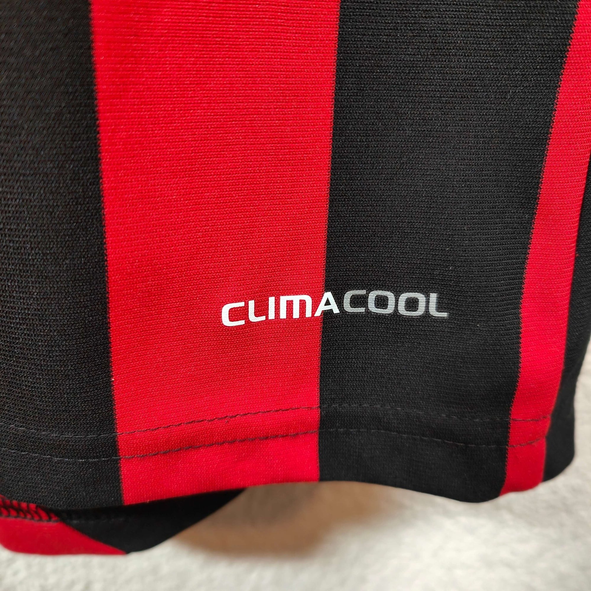 2009 - 10 AC Milan Home Shirt Ronaldinho 80 - 9.5/10 - (L) - Eternal Pitch