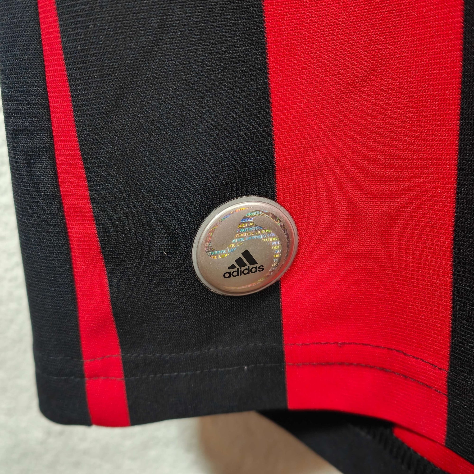 2009 - 10 AC Milan Home Shirt Ronaldinho 80 - 9.5/10 - (L) - Eternal Pitch