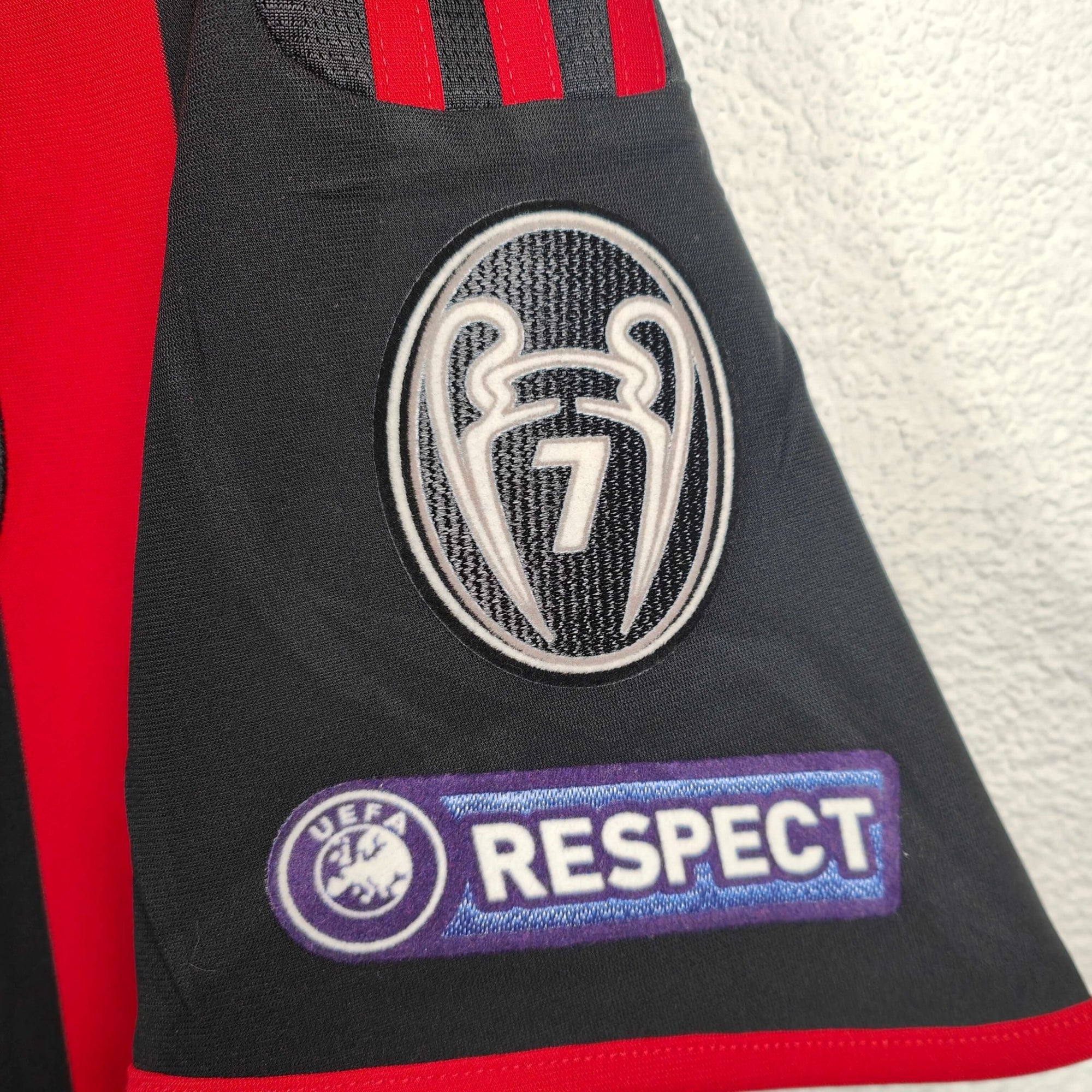 2009 - 10 AC Milan Home Shirt Ronaldinho 80 - 9.5/10 - (L) - Eternal Pitch