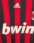 2009 - 10 AC Milan Home Shirt Ronaldinho 80 - 9.5/10 - (L) - Eternal Pitch