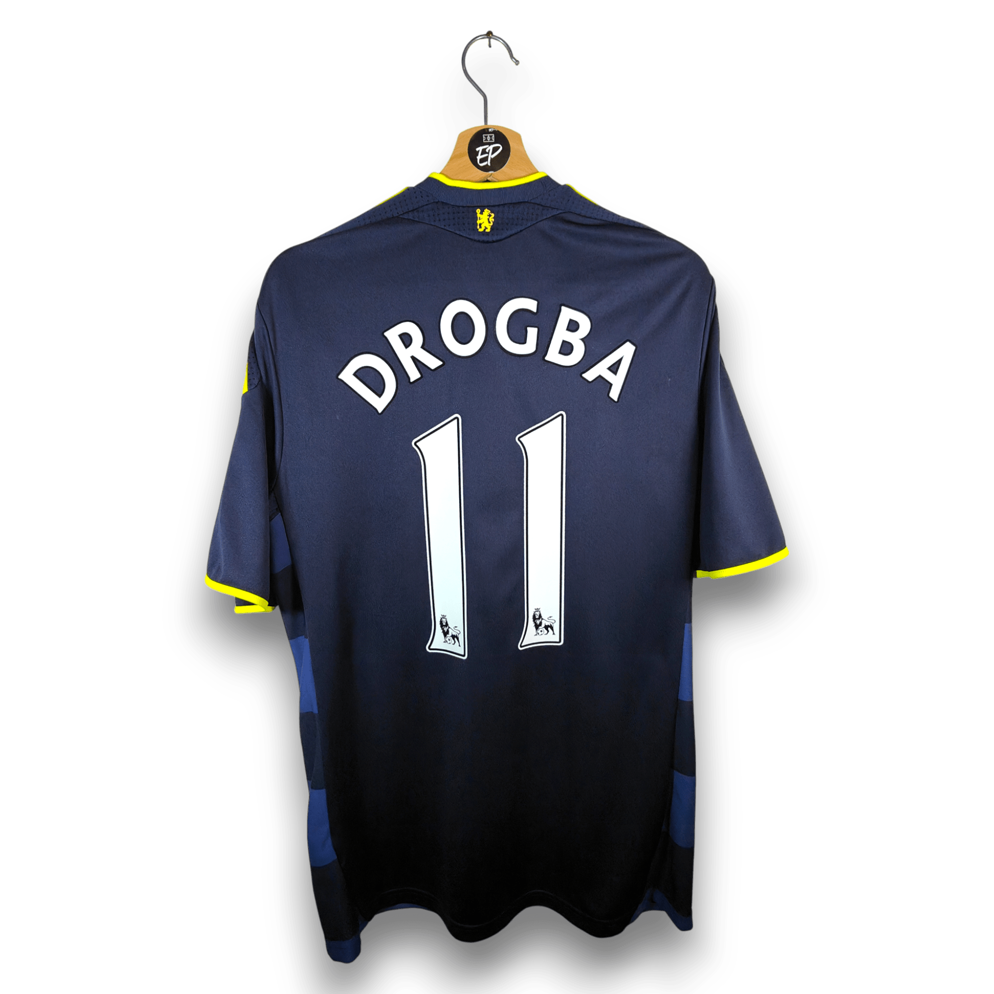 2009 - 10 Chelsea Away Shirt Drogba 11 - 9.5/10 - (M) - Eternal Pitch