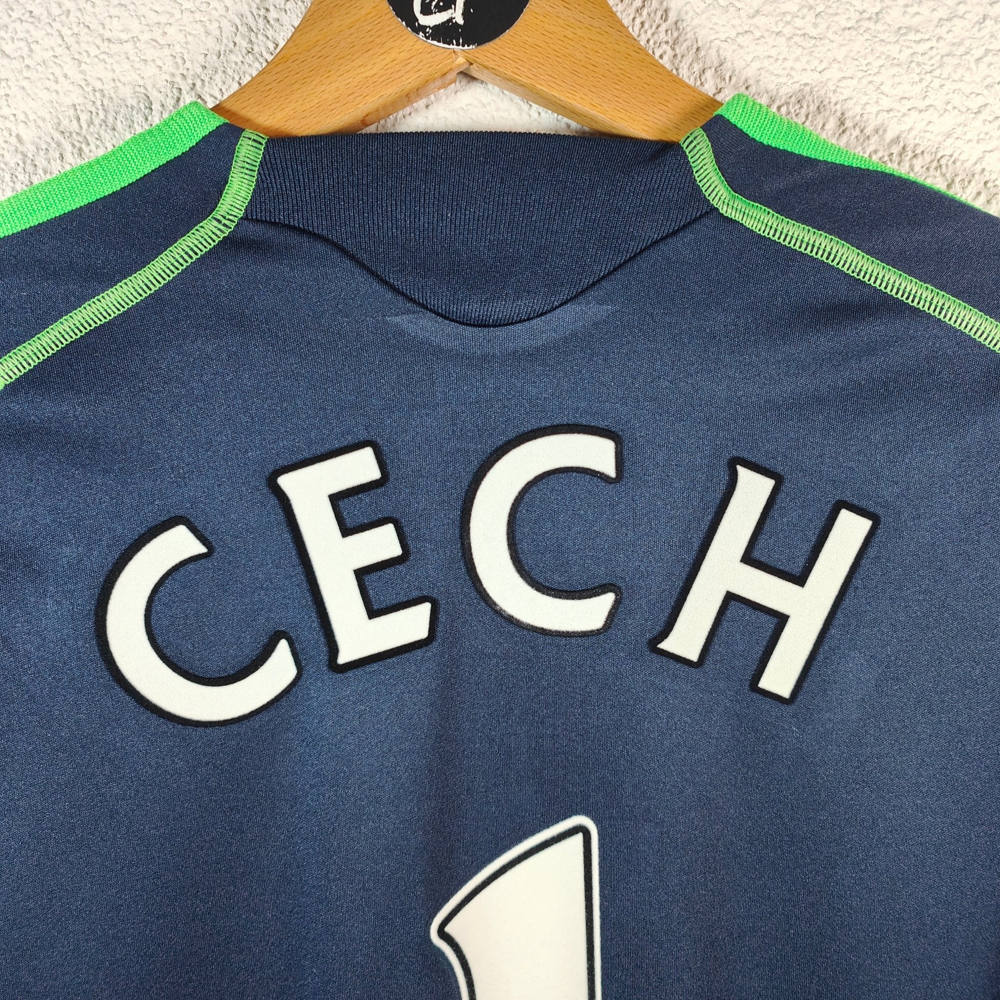 2009-10 Chelsea GK Shirt Cech #1 - 8.5/10 - (M) – E84263 Adidas
