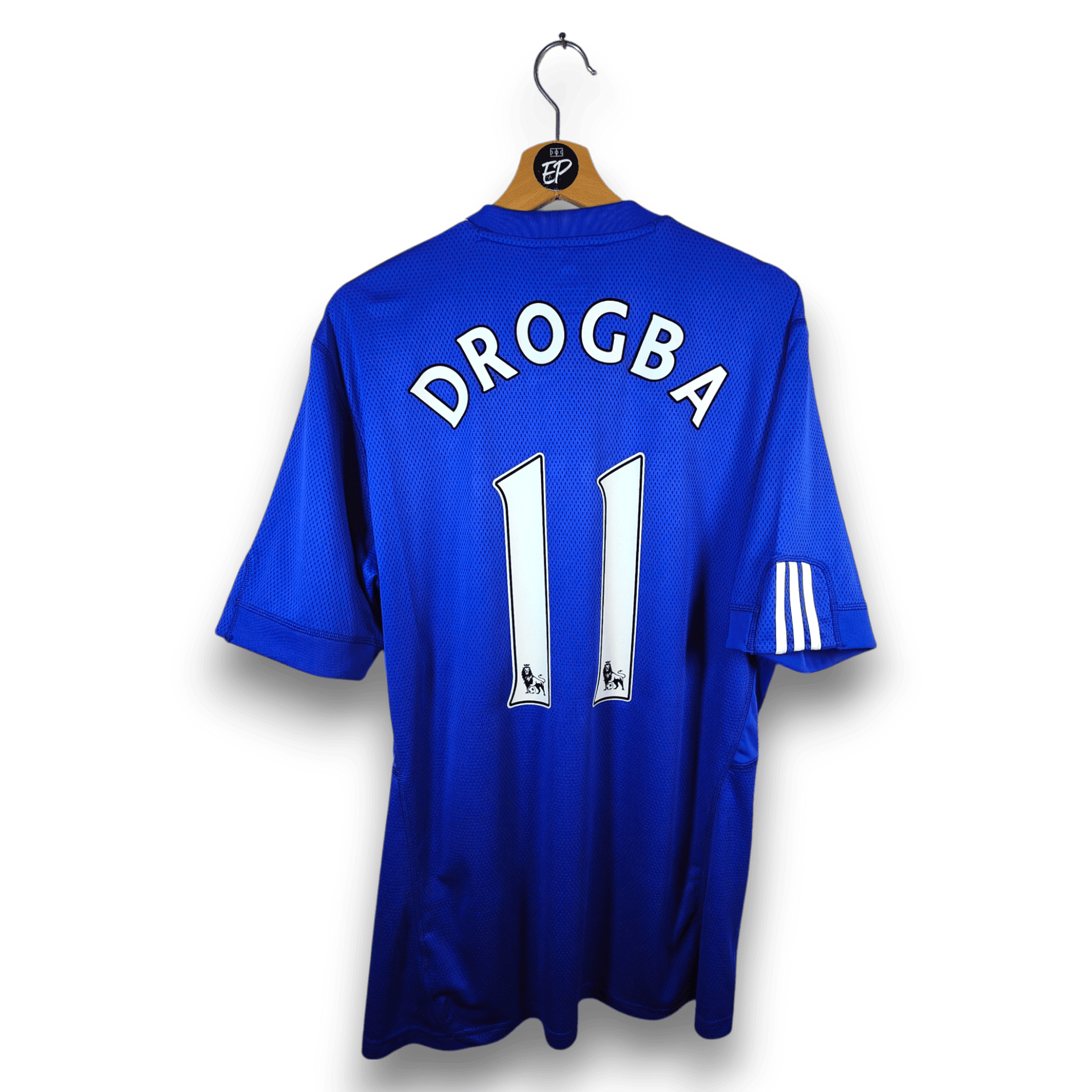 2009-10 Chelsea Home Shirt Drogba #11 - 9/10 - (L) – E84291 Adidas