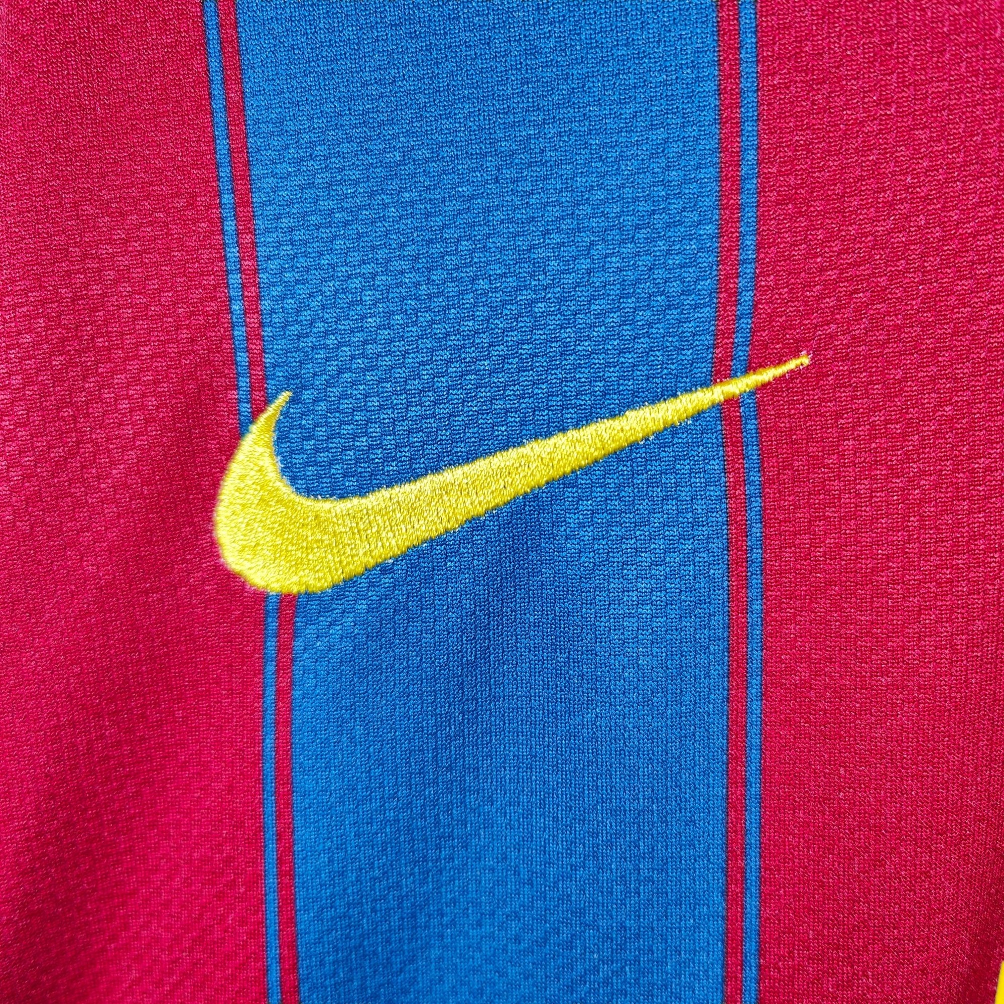 2009 - 10 FC Barcelona Home Shirt Ibrahimovic 9 - 8.5/10 - (XL) - Eternal Pitch