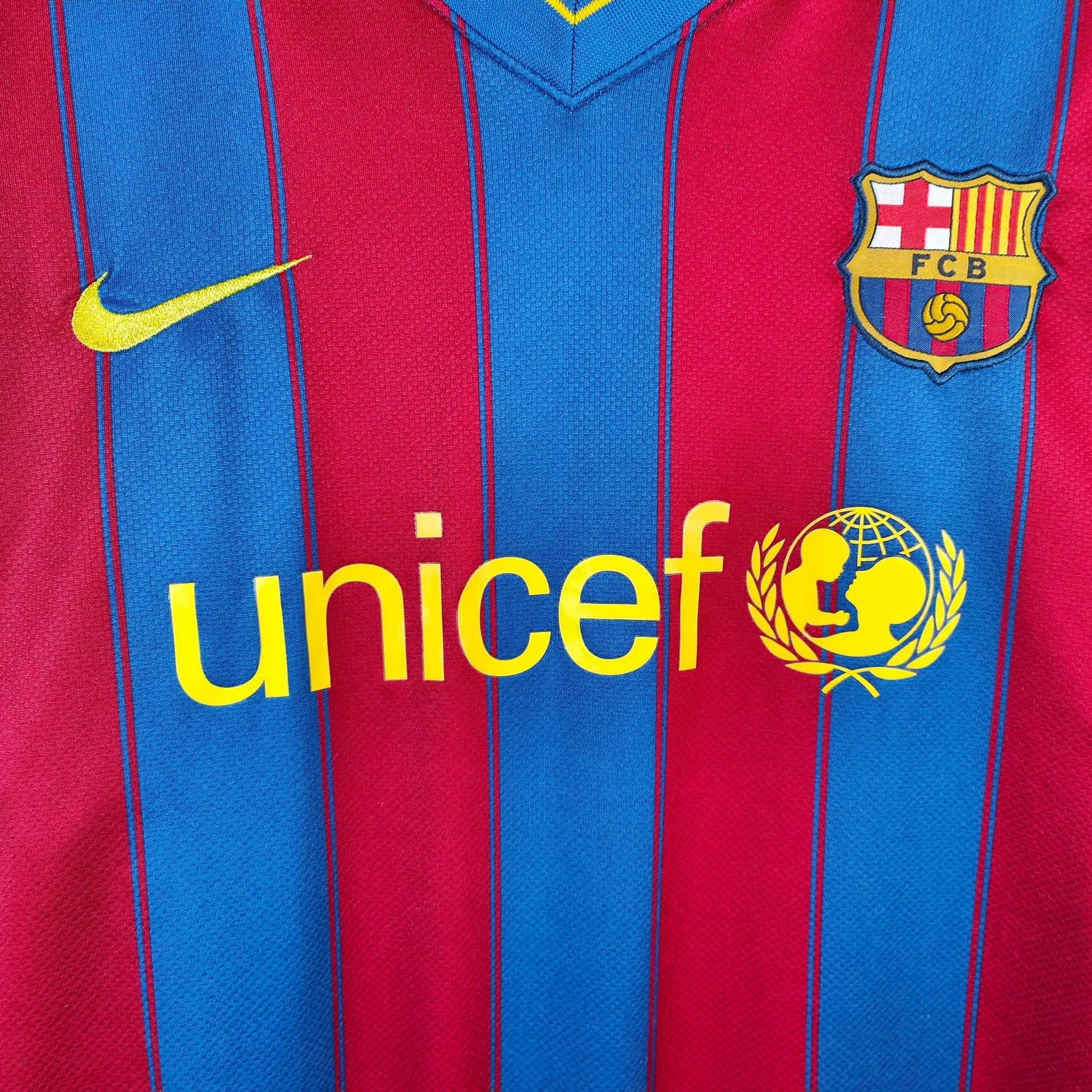 2009 - 10 FC Barcelona Home Shirt Messi 10 - 8.5/10 - (L) - Eternal Pitch