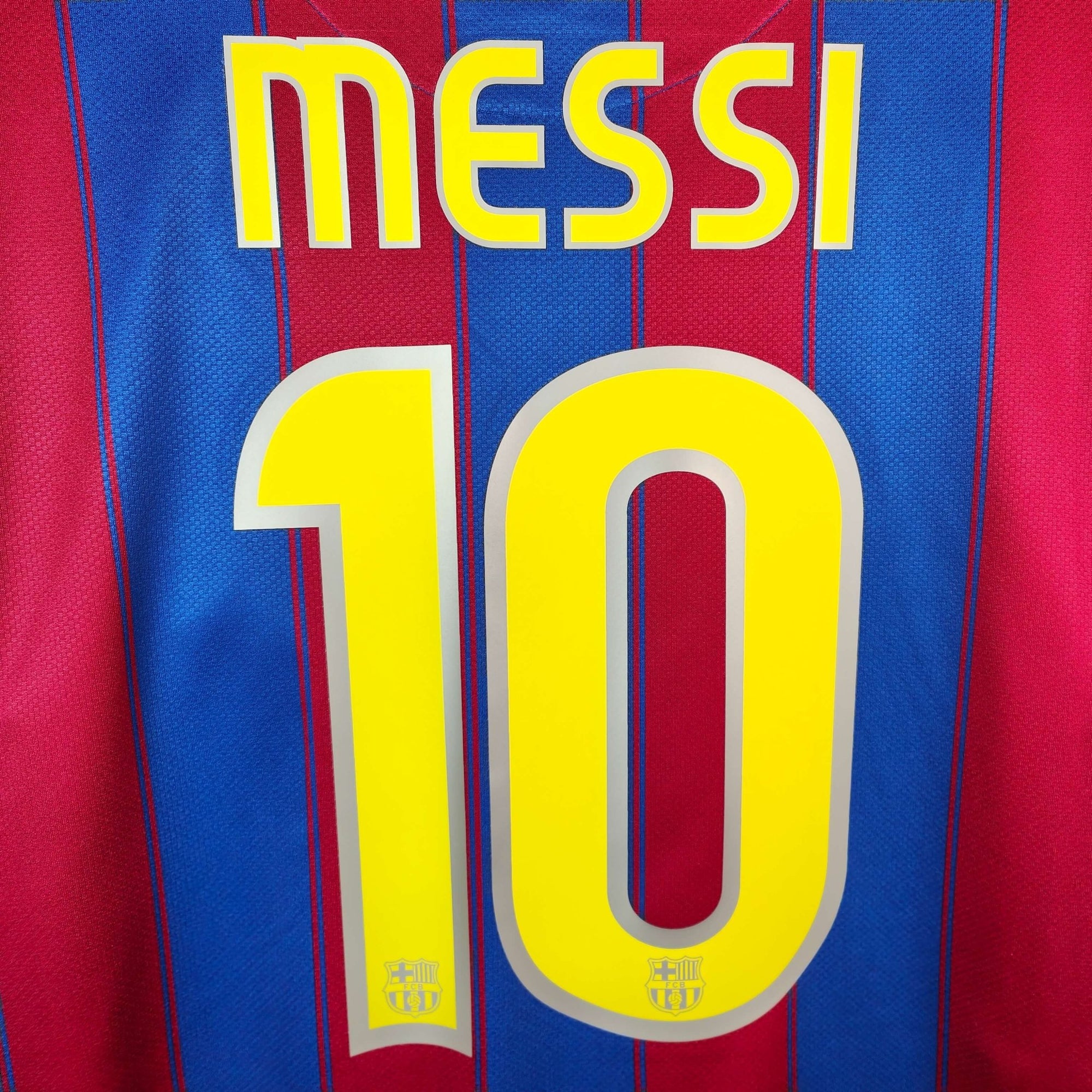 2009 - 10 FC Barcelona Home Shirt Messi 10 - 8.5/10 - (L) - Eternal Pitch