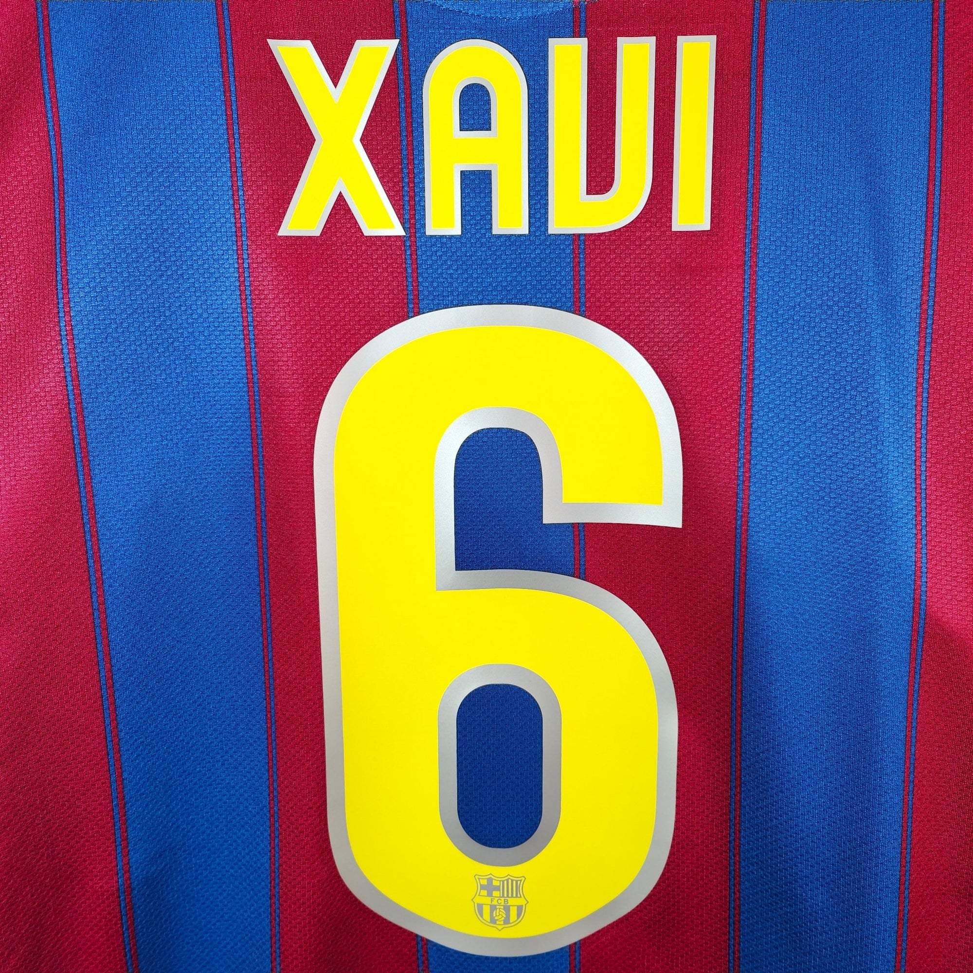 2009 - 10 FC Barcelona Home Shirt Xavi 6 - 9.5/10 - (M) - Eternal Pitch
