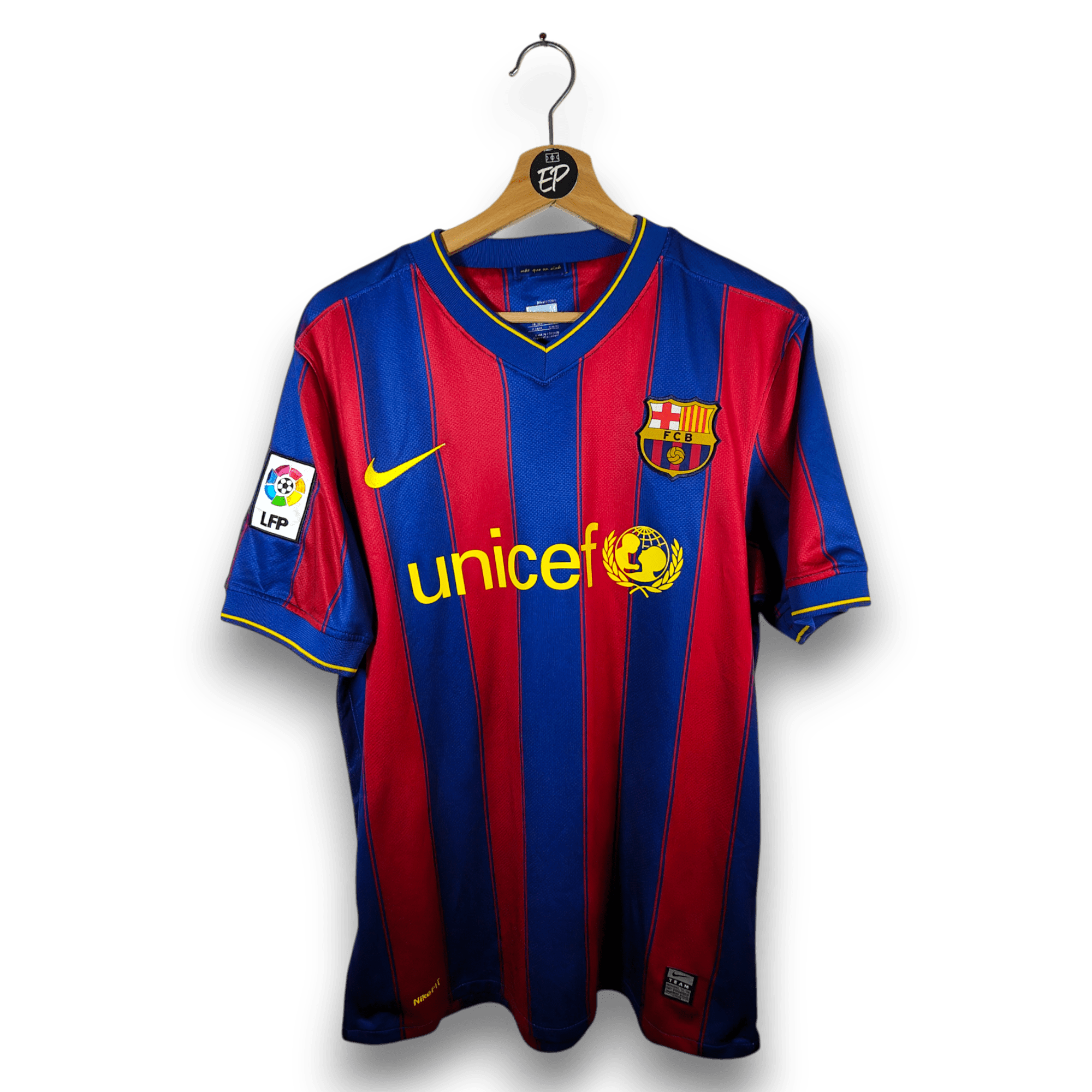 2009 - 10 FC Barcelona Home Shirt Xavi 6 - 9.5/10 - (M) - Eternal Pitch