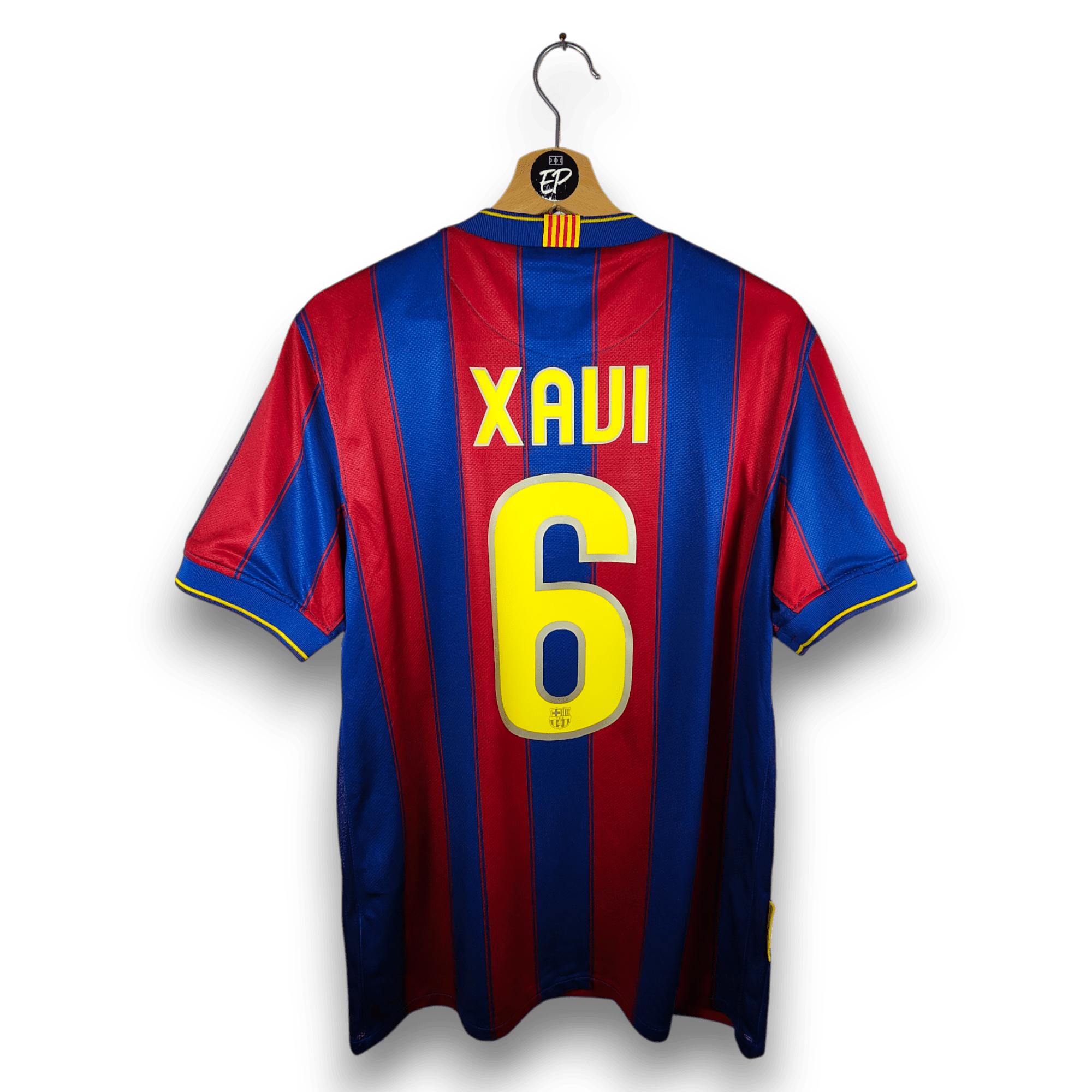 2009 - 10 FC Barcelona Home Shirt Xavi 6 - 9.5/10 - (M) - Eternal Pitch