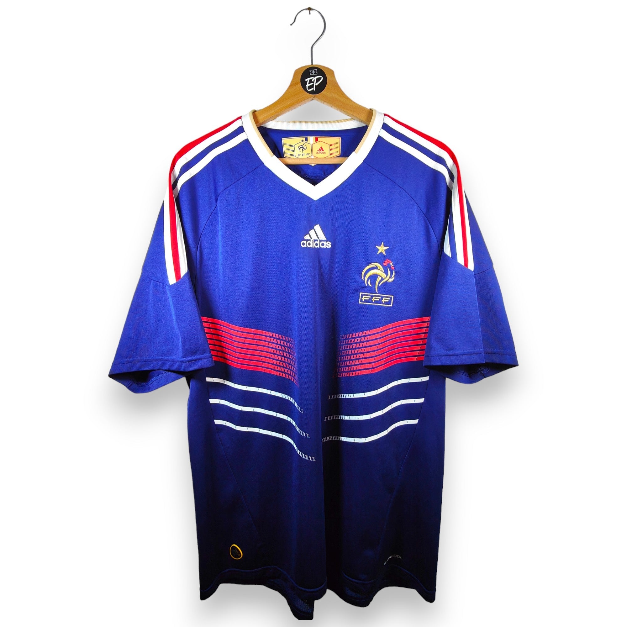 2009 - 10 France Home Shirt (L) - Eternal Pitch