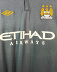 2009 - 10 Manchester City Away Shirt Kompany 33 - 9.5/10 - (L) - Eternal Pitch