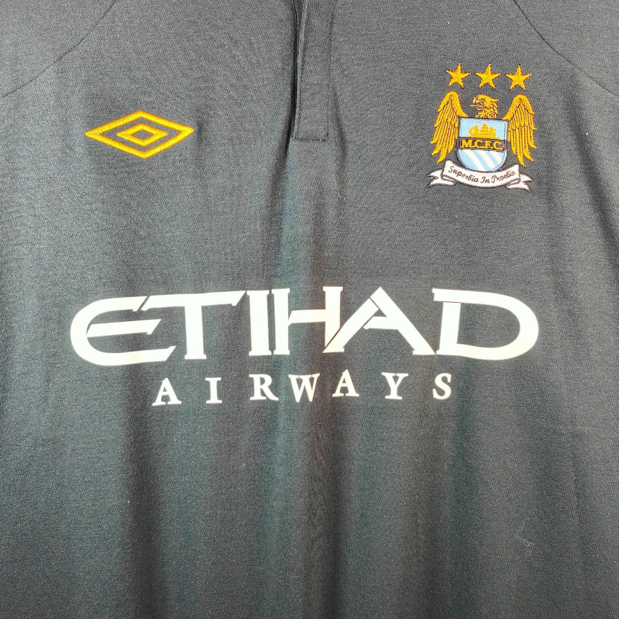 2009 - 10 Manchester City Away Shirt Tevez 32 - 9.5/10 - (L 44) - Eternal Pitch