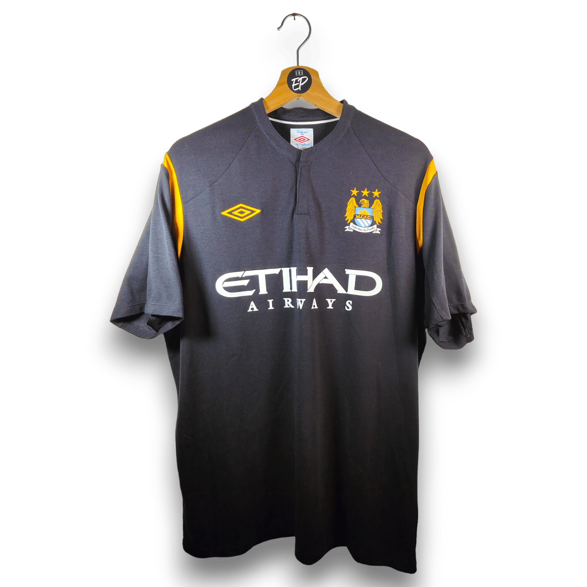 2009 - 10 Manchester City Away Shirt Tevez 32 - 9.5/10 - (L 44) - Eternal Pitch