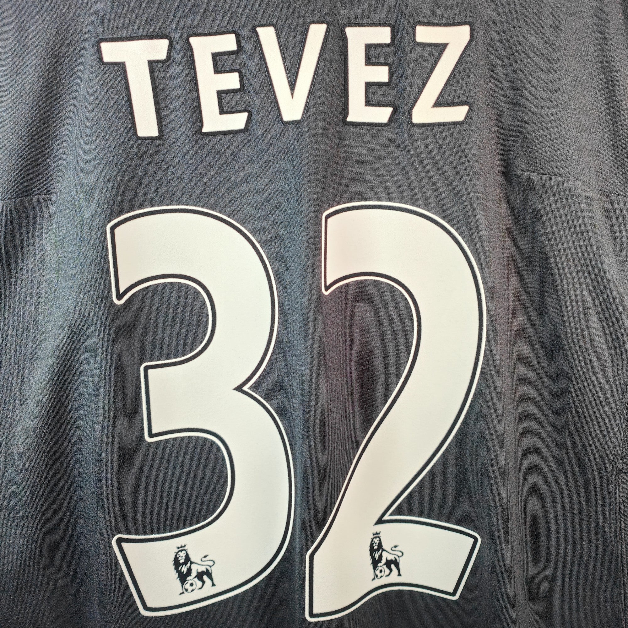 2009 - 10 Manchester City Away Shirt Tevez 32 - 9.5/10 - (L 44) - Eternal Pitch