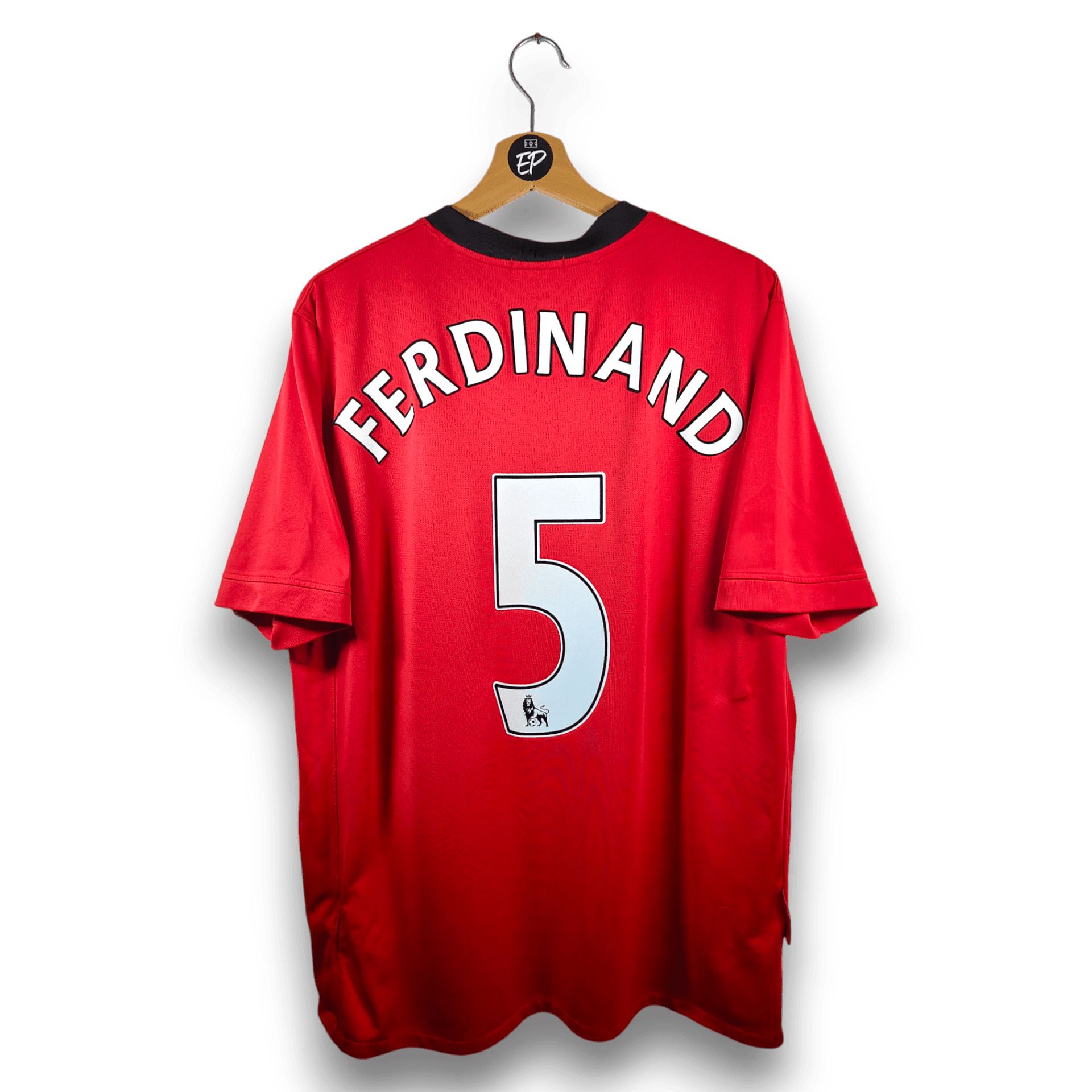 マンチェスター・ユナイテッド FERDINAND 5 XL 2009-10 Manchester United Home Shirt Ferdinand #5 (XL) – Eternal Pitch