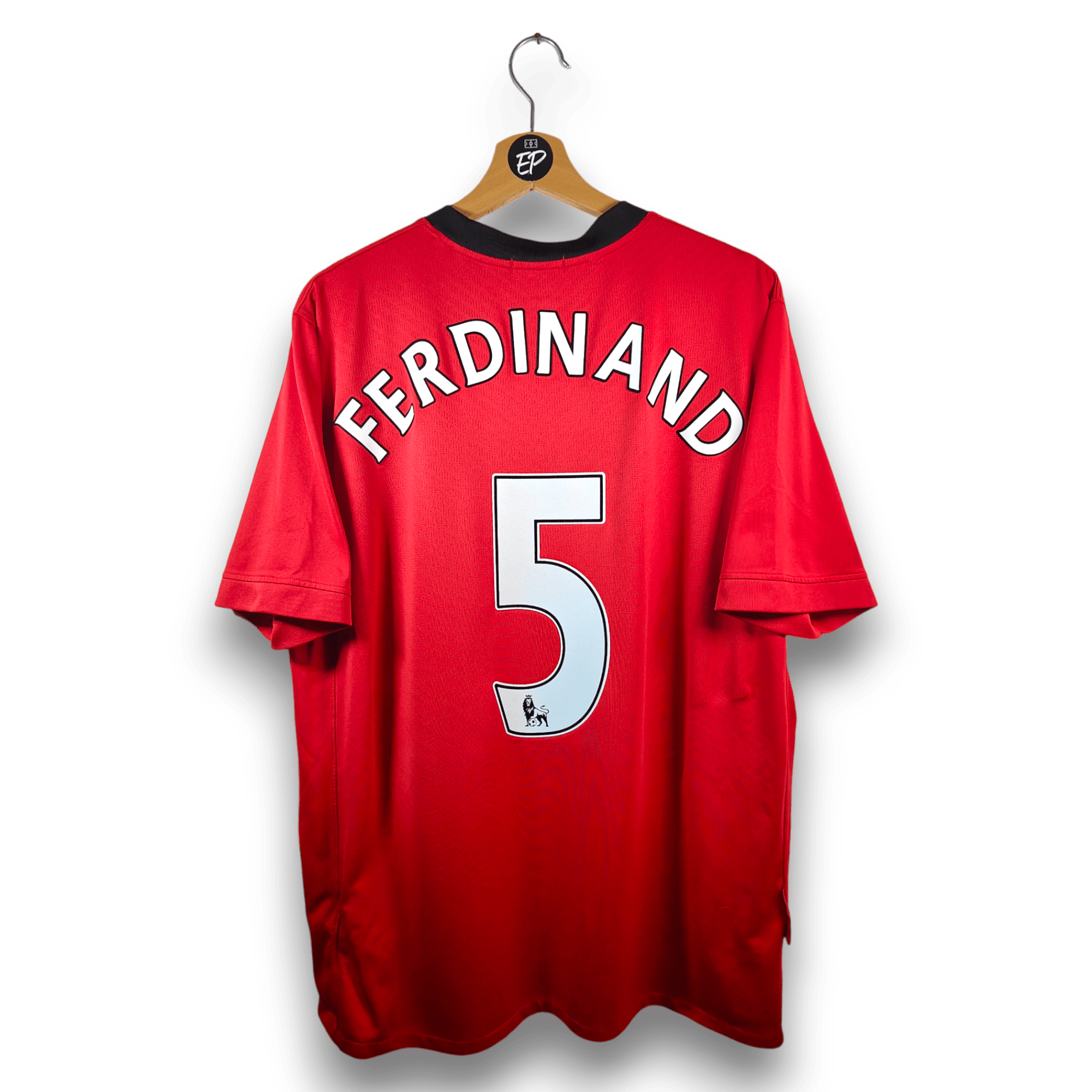 2009 - 10 Manchester United Home Shirt Ferdinand 5 (XL) - Eternal Pitch