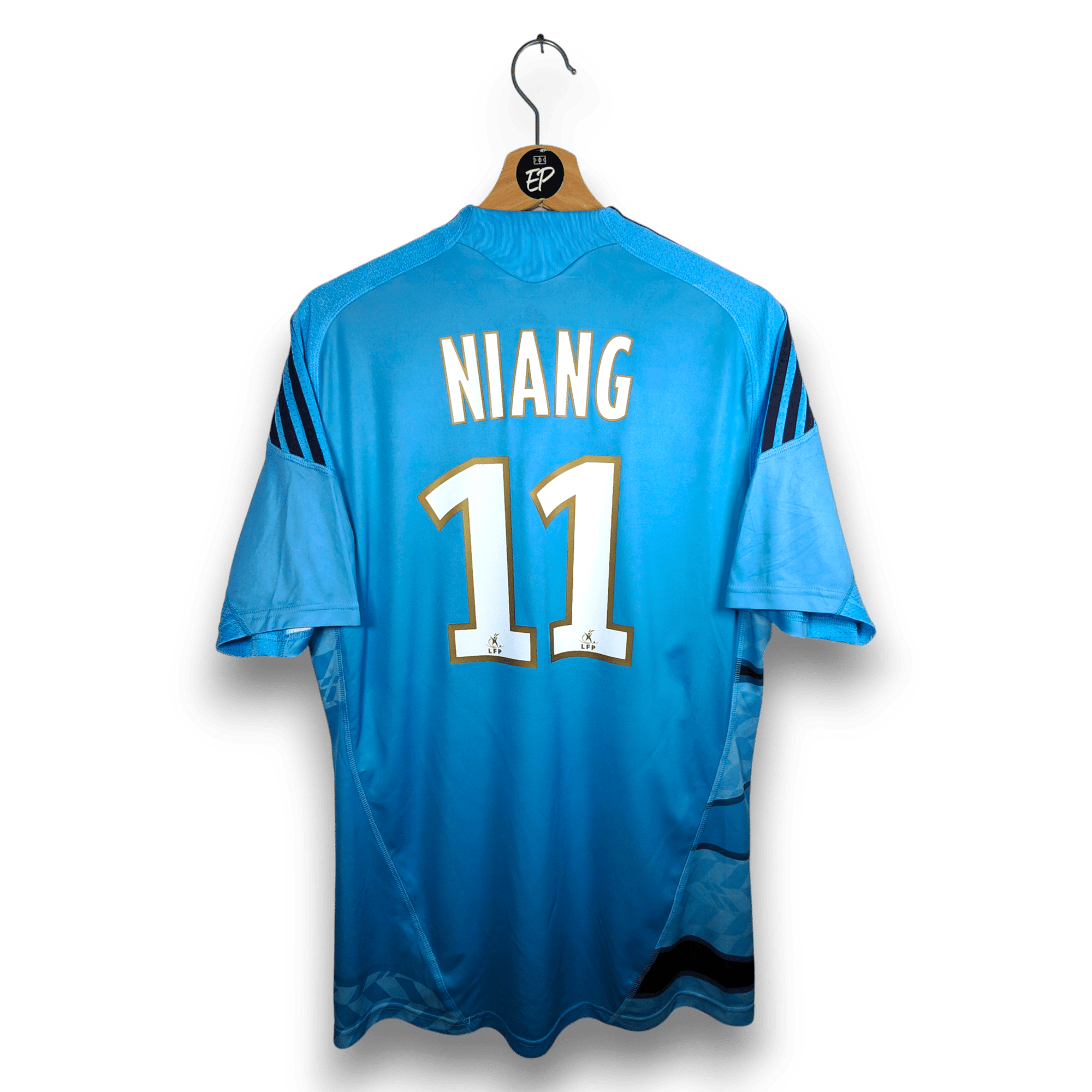 2009 - 10 Olympique Marseille Away Shirt Niang 11 - 8.5/10 - (M) - Eternal Pitch