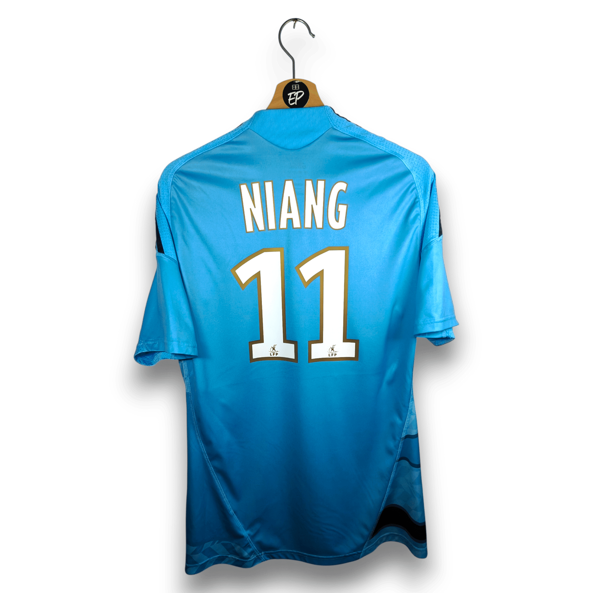 2009 - 10 Olympique Marseille Away Shirt Niang 11 - 9.5/10 - (M) - Eternal Pitch