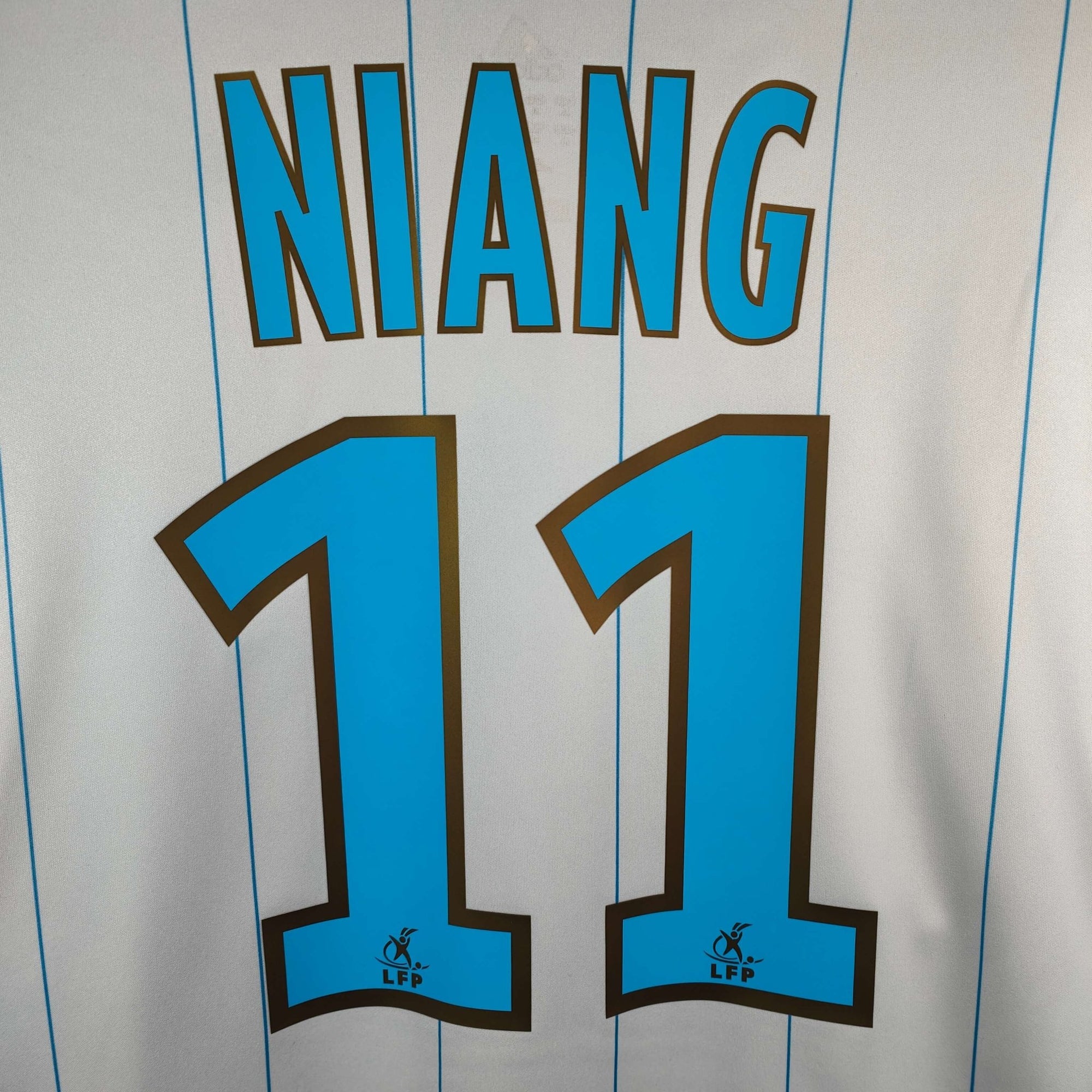2009 - 10 Olympique Marseille Home Shirt Niang 11 - 9/10 - (XL) - Eternal Pitch