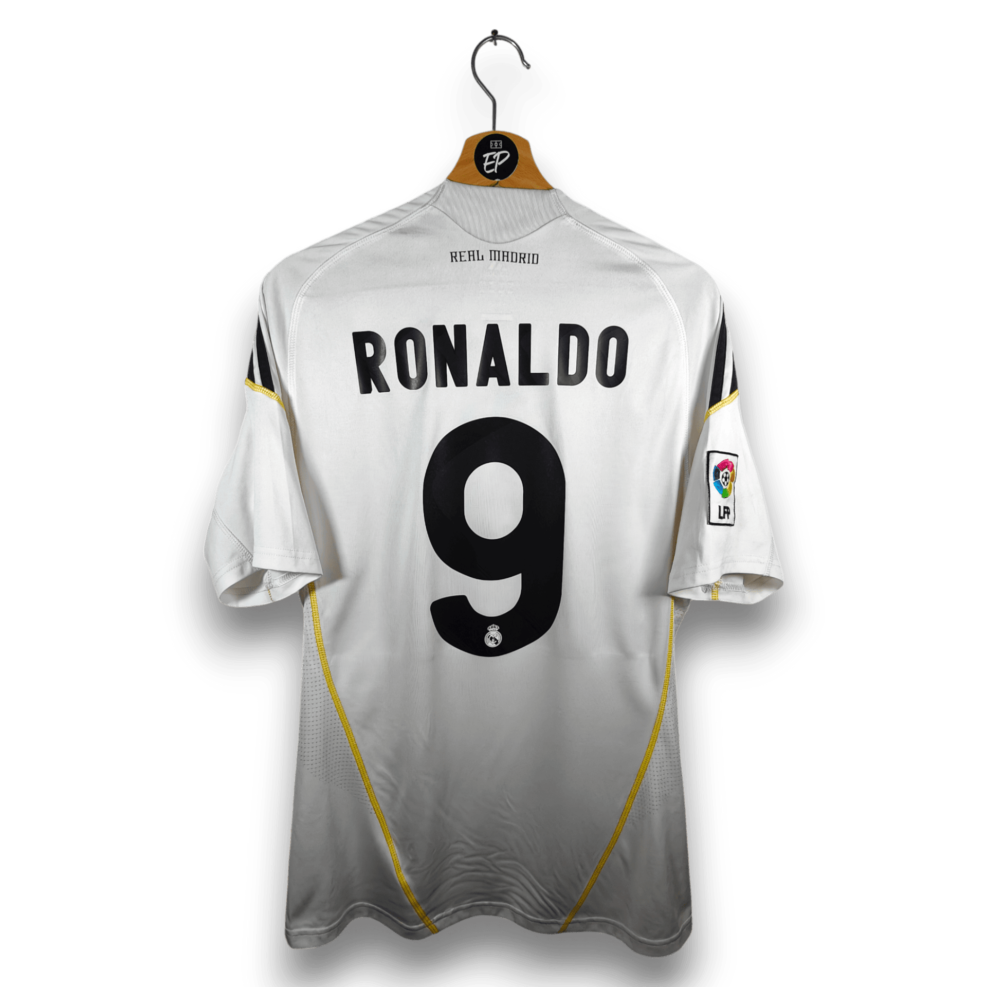 2009-10 Real Madrid Home Shirt Ronaldo #9 - 8/10 - (M) – E84352