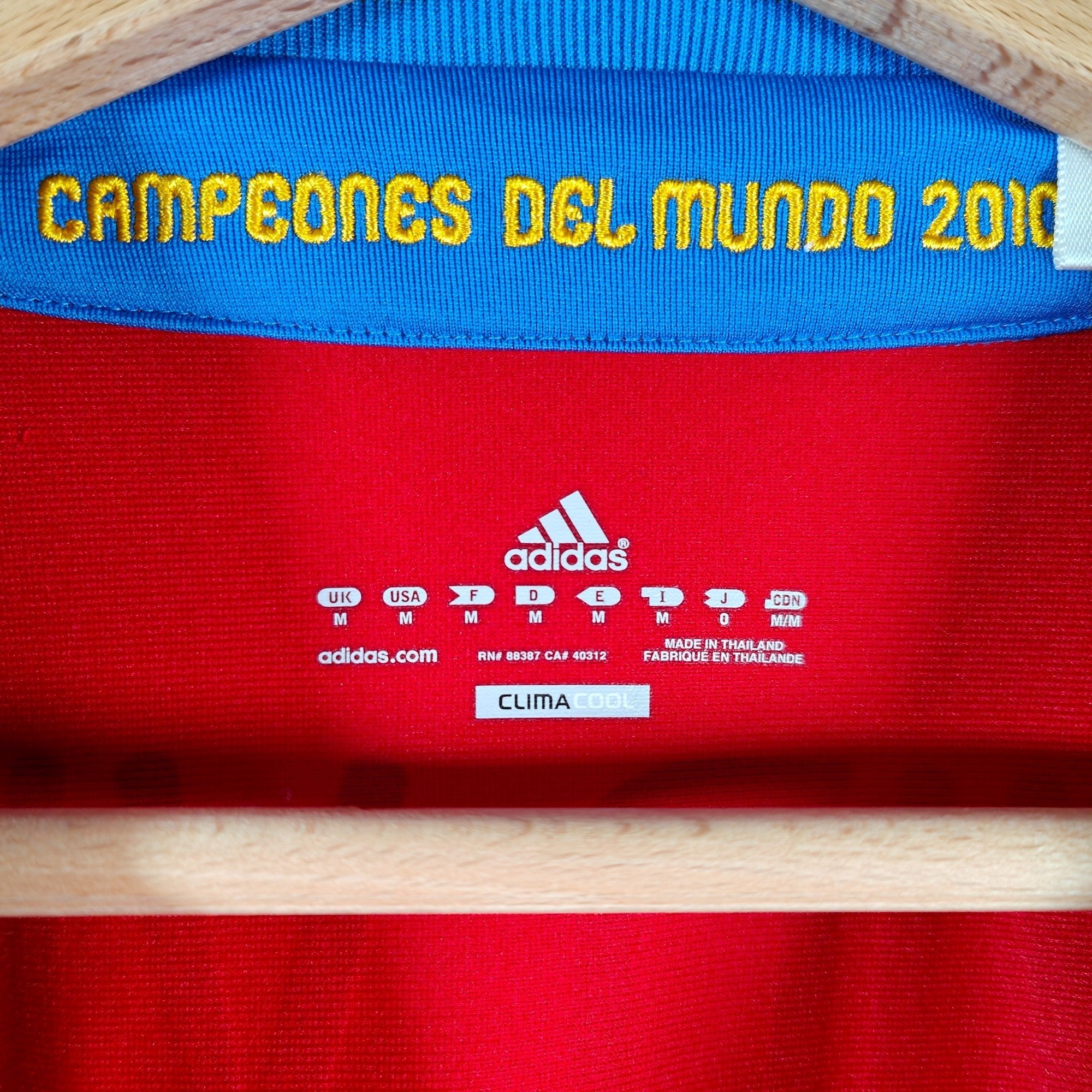 2009 - 10 Spain Home Shirt Villa 7 (M) - Eternal Pitch