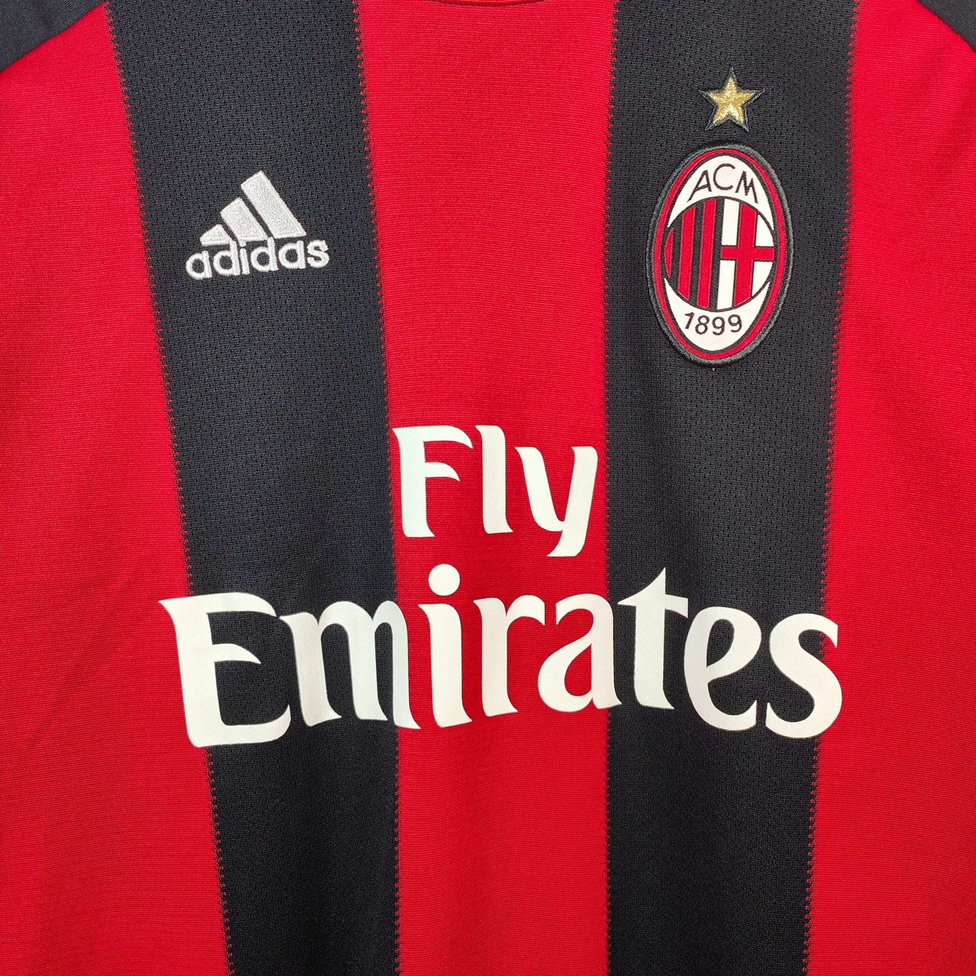 2010 - 11 AC Milan Home Shirt - 9/10 - (M) - Eternal Pitch