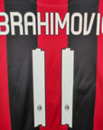 2010 - 11 AC Milan Home Shirt Ibrahimovic 11 - 9.5/10 - (L) - Eternal Pitch