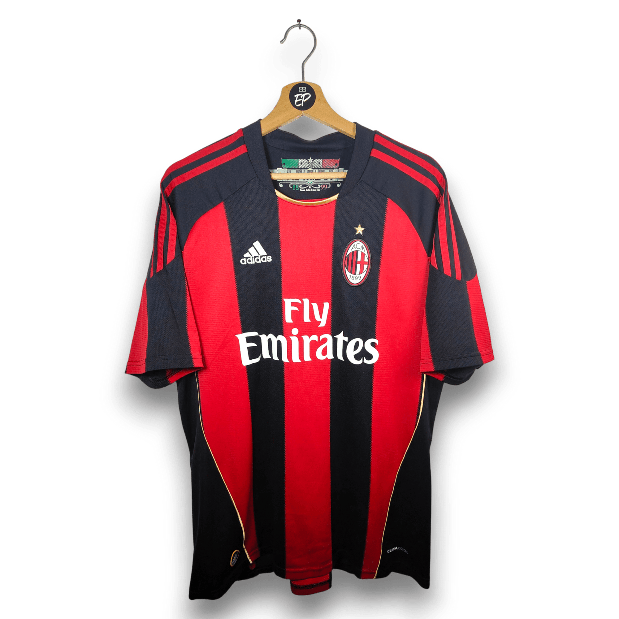 2010 - 11 AC Milan Home Shirt Ibrahimovic 11 - 9.5/10 - (L) - Eternal Pitch