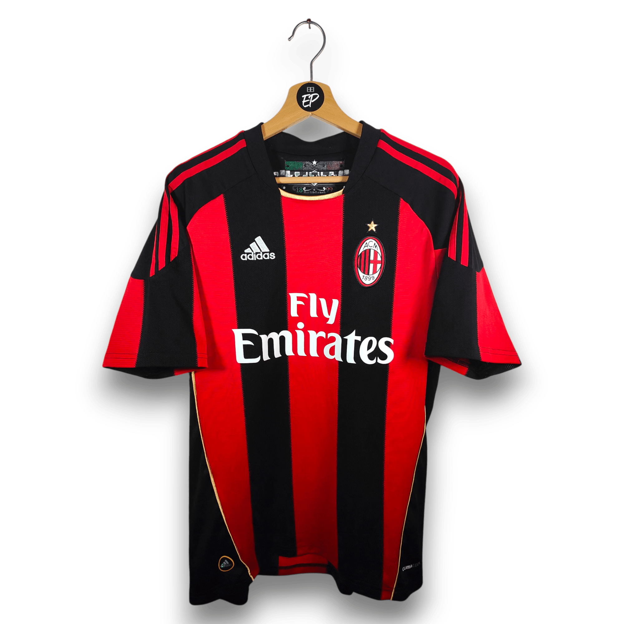 2010 - 11 AC Milan Home Shirt Ibrahimovic 11 - 9.5/10 - (M) - Eternal Pitch