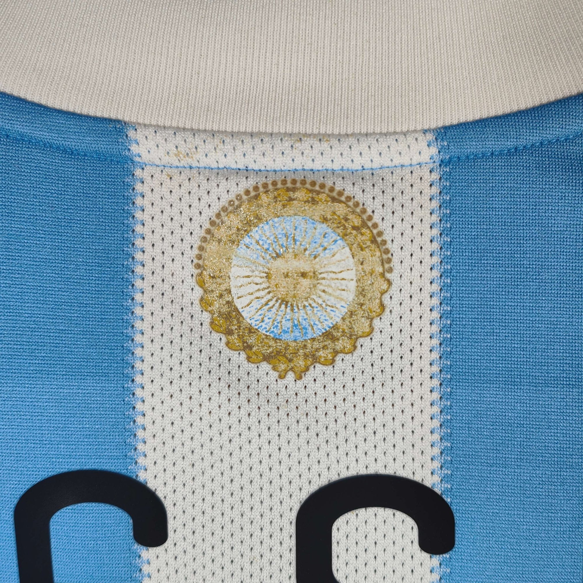 2010 - 11 Argentina Home Shirt Messi 10 - 9/10 - (L) - Eternal Pitch