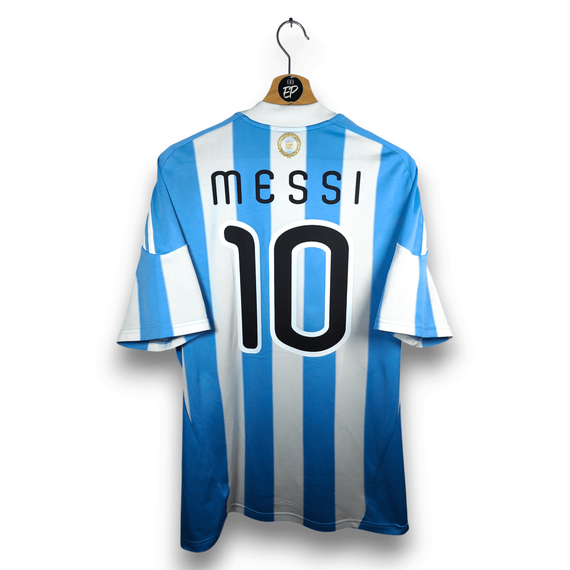 2010 - 11 Argentina Home Shirt Messi 10 - 9/10 - (L) - Eternal Pitch