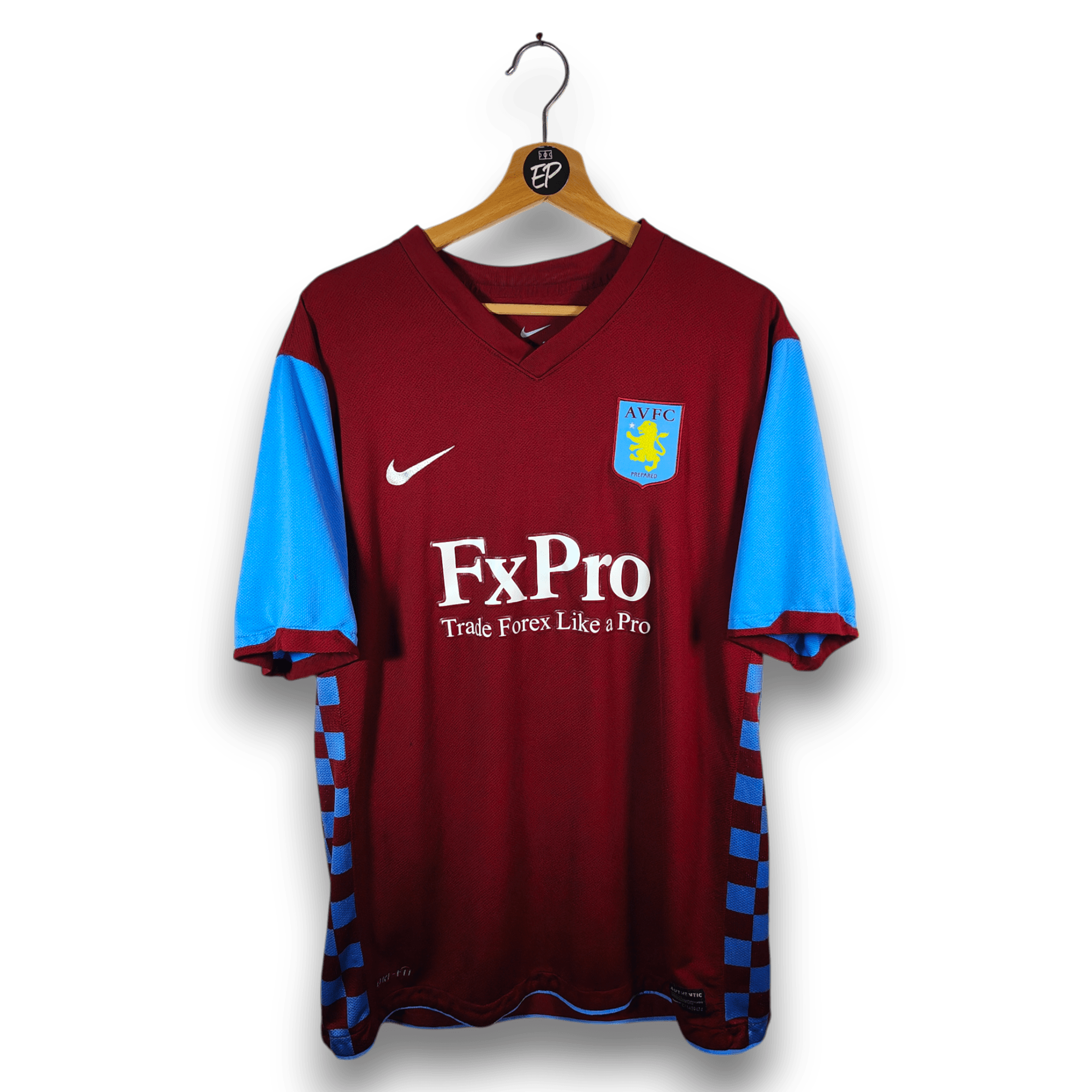 2010 - 11 Aston Villa Home Shirt Pires 8 - 8/10 - (XL) - Eternal Pitch