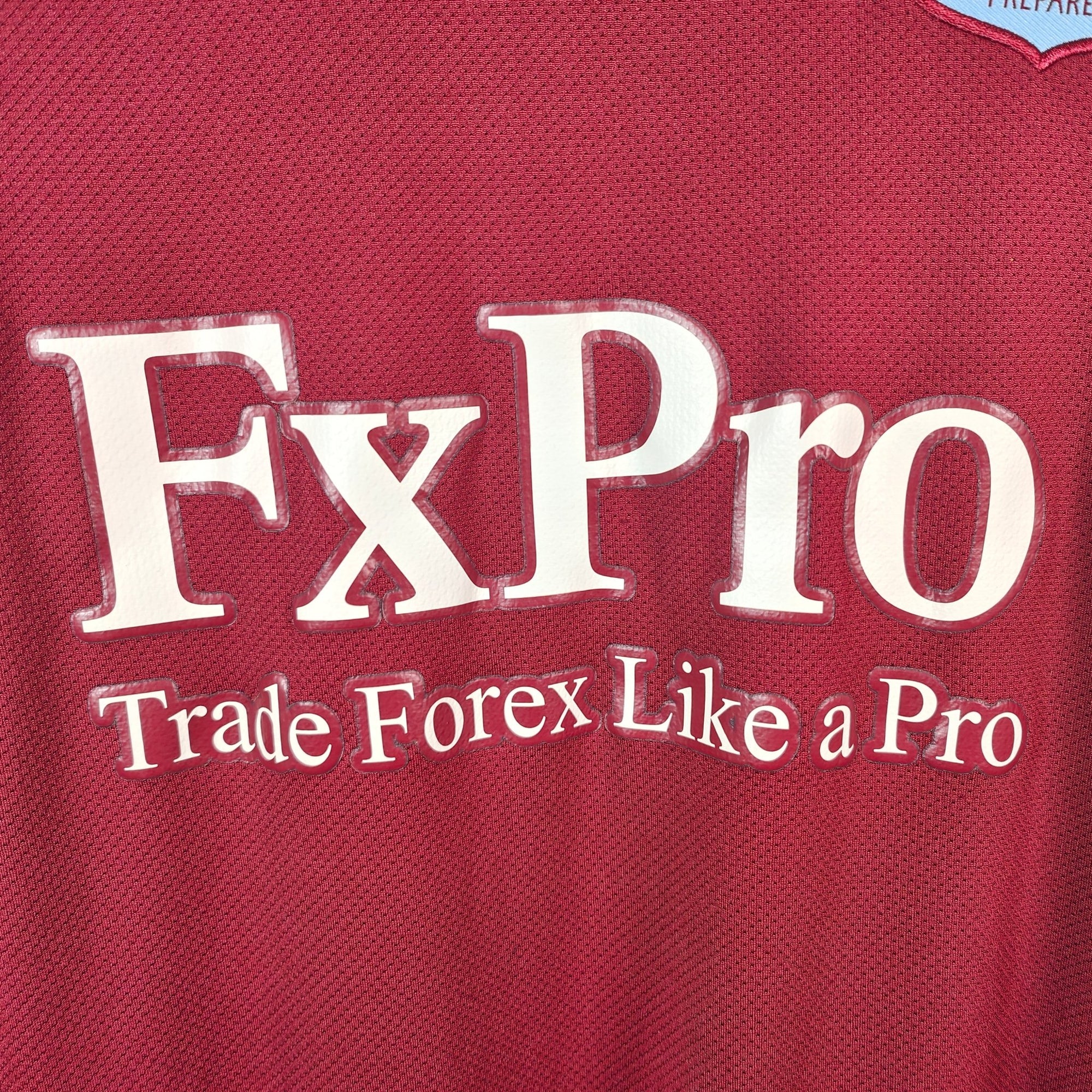 2010 - 11 Aston Villa Home Shirt Pires 8 - 8/10 - (XL) - Eternal Pitch