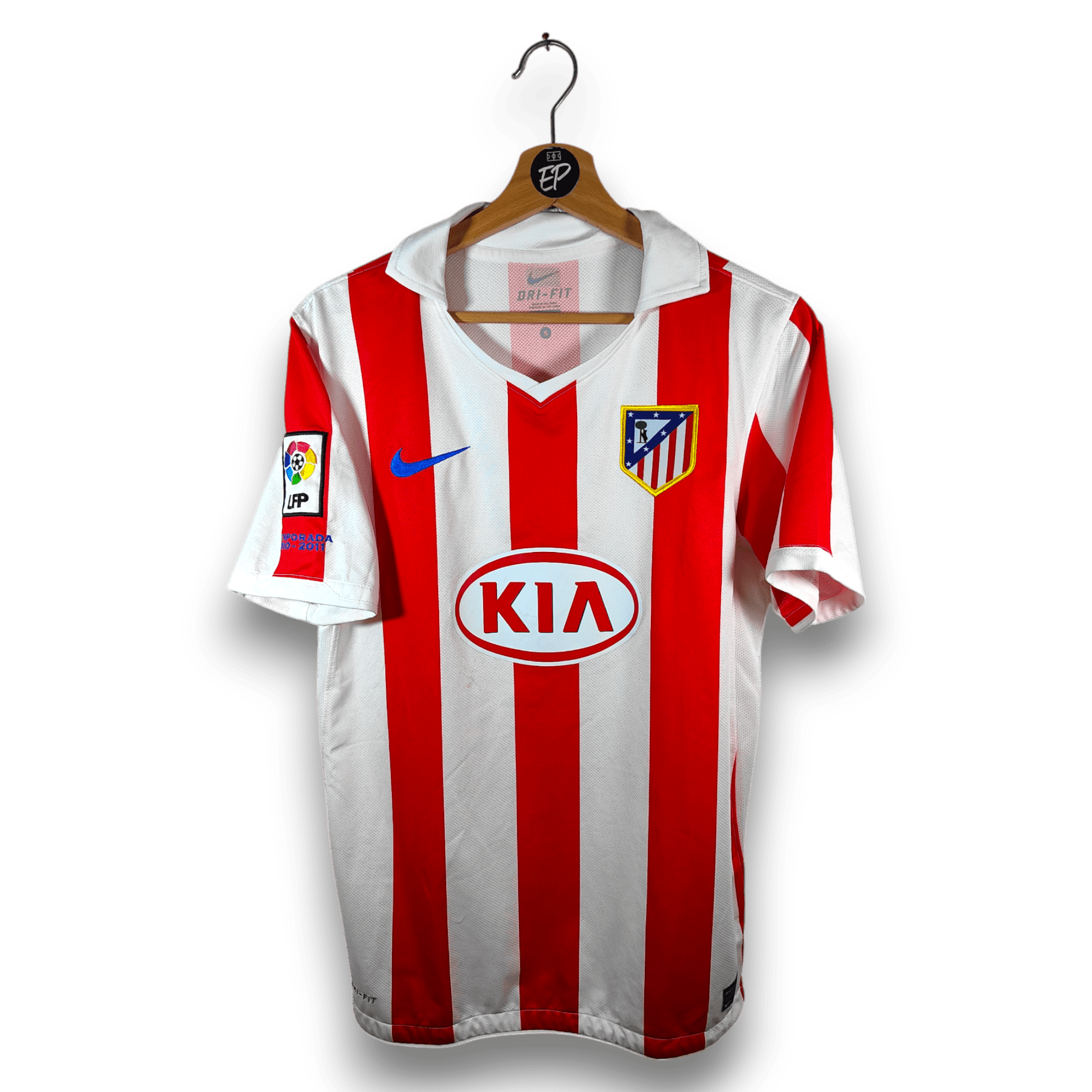 2010 - 11 Atletico Madrid Home Shirt - 8/10 - (S) - Eternal Pitch
