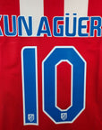 2010 - 11 Atletico Madrid Home Shirt Kun Agüero 10 - 9/10 - (S) - Eternal Pitch