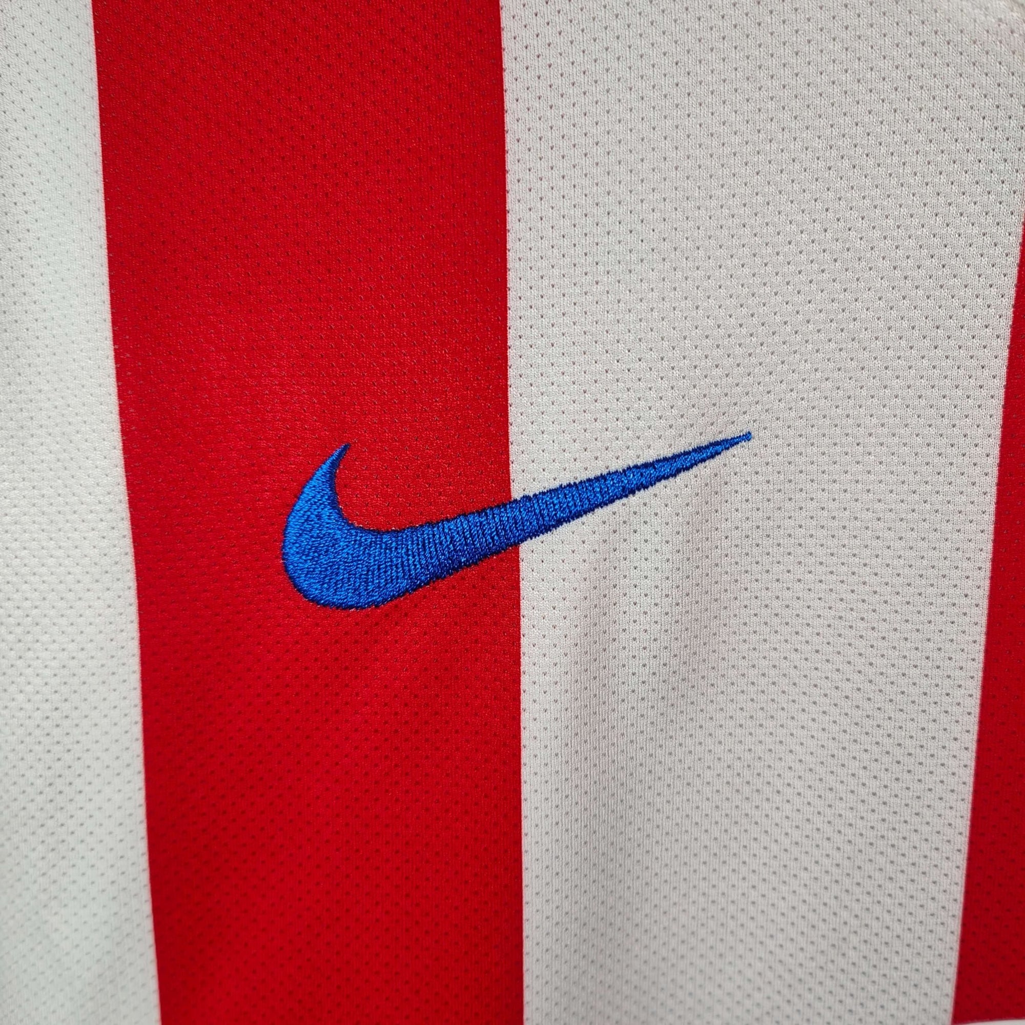 2010 - 11 Atletico Madrid Home Shirt Kun Agüero 10 - 9/10 - (S) - Eternal Pitch