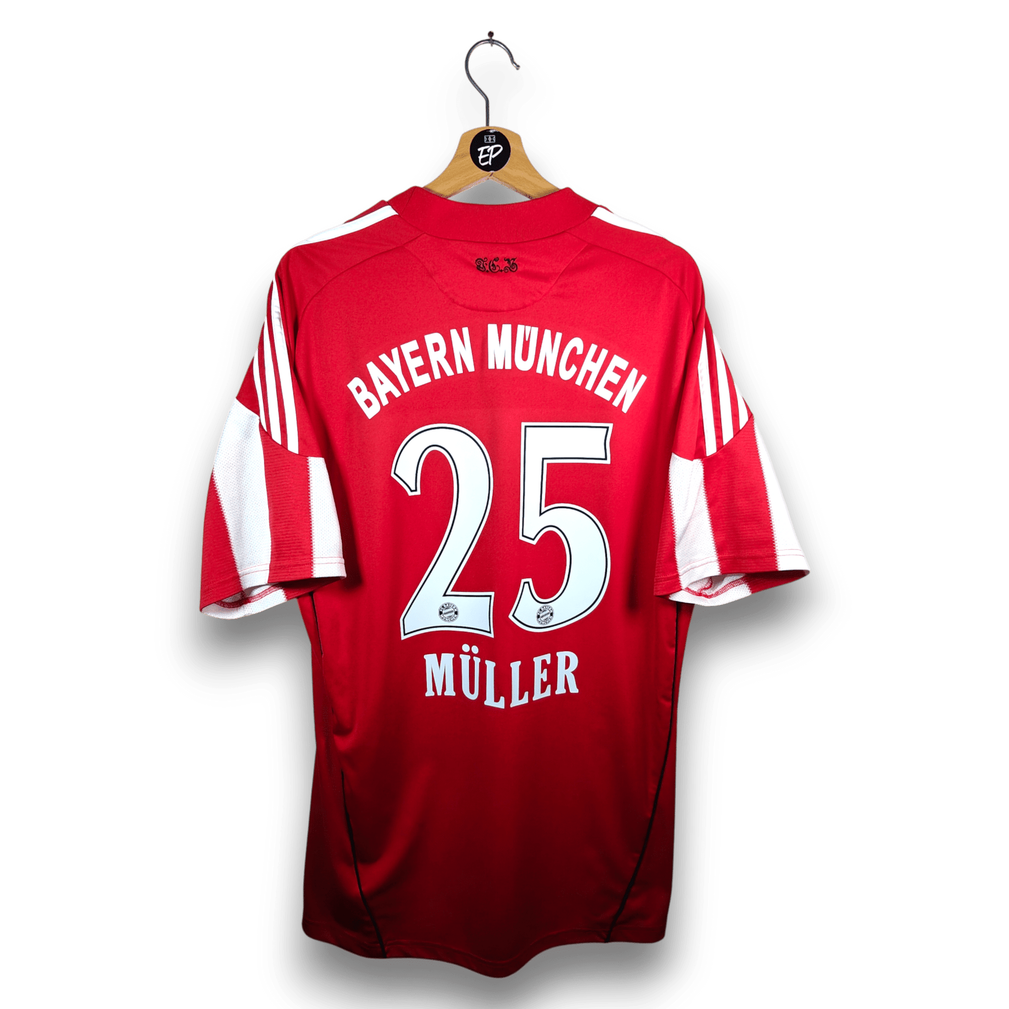 2010 - 11 Bayern Munich Home Shirt Muller 25 - 8/10 - (XL) - Eternal Pitch