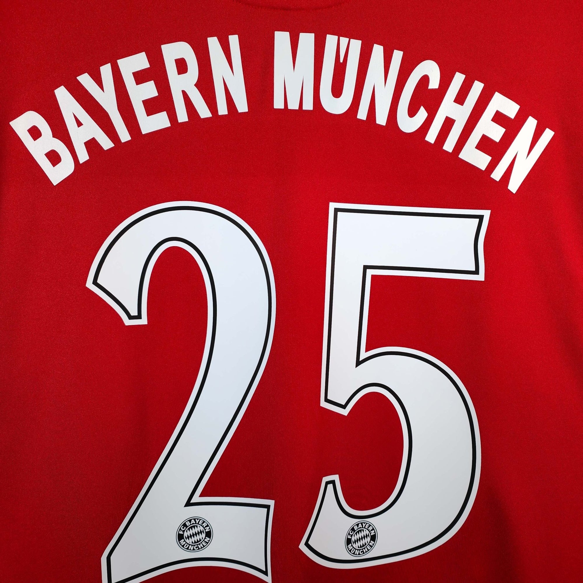 2010 - 11 Bayern Munich Home Shirt Muller 25 - 8/10 - (XL) - Eternal Pitch