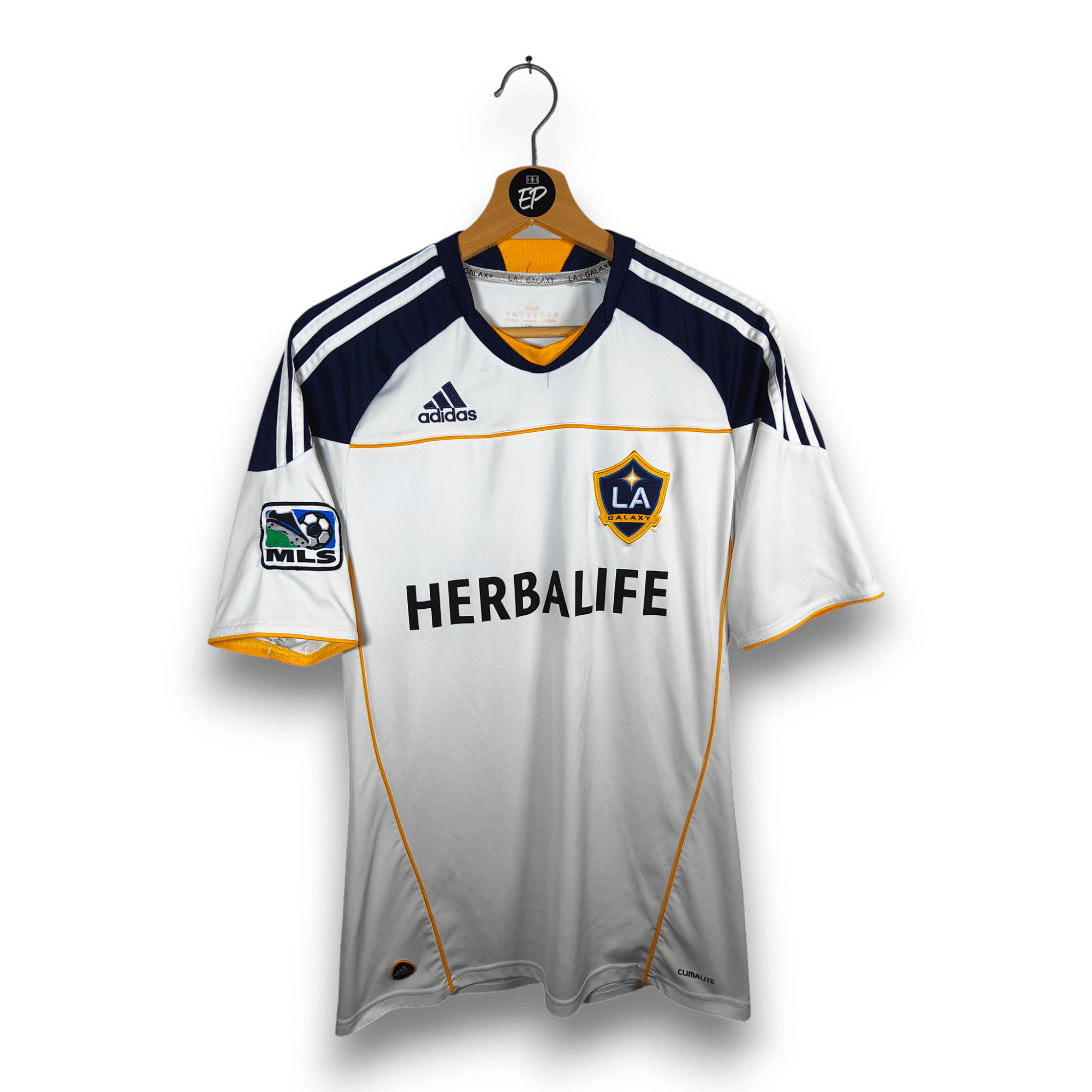 2010 - 11 Los Angeles Galaxy Home Shirt Beckham 23 - 8/10 - (S) - Eternal Pitch