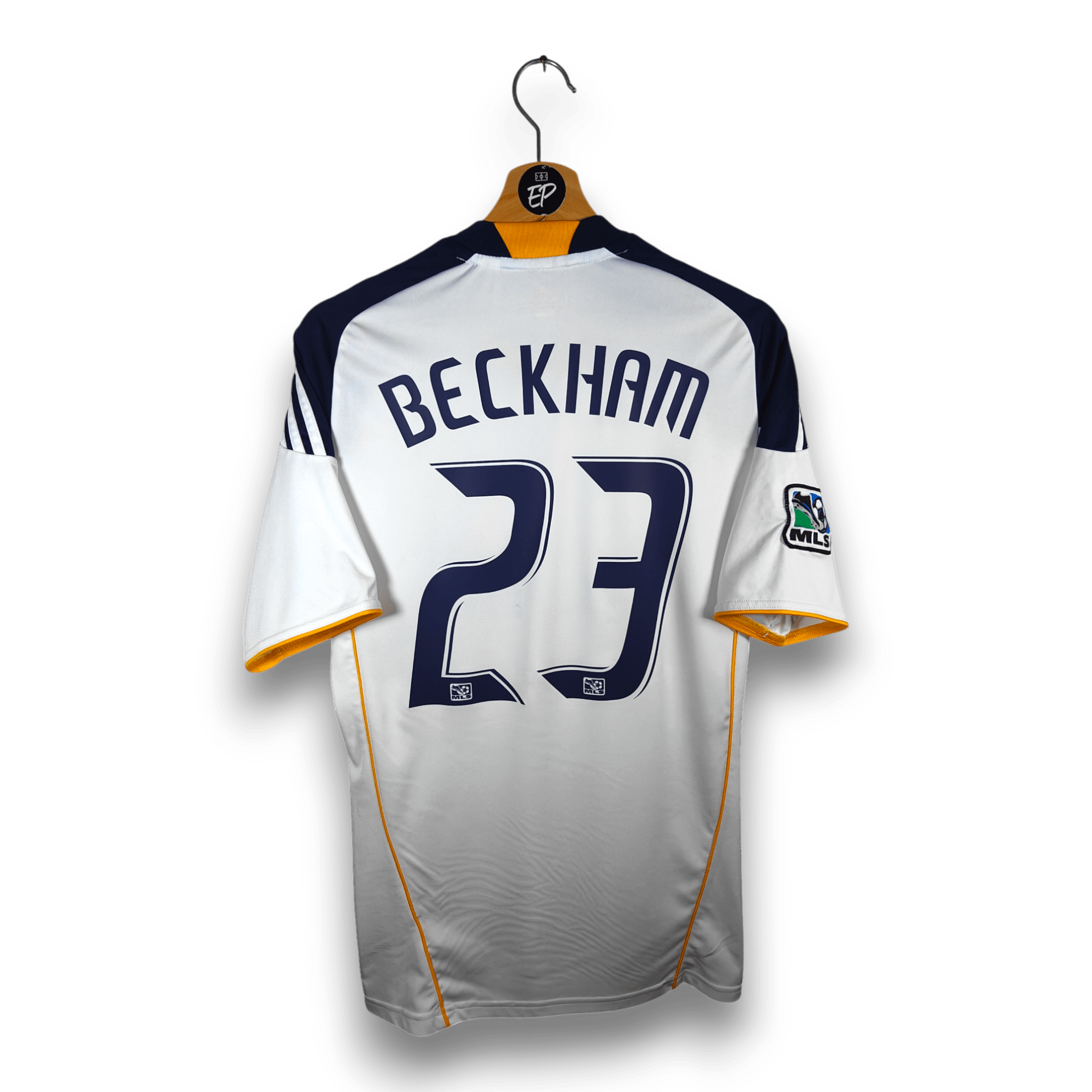 2010 - 11 Los Angeles Galaxy Home Shirt Beckham 23 - 8/10 - (S) - Eternal Pitch