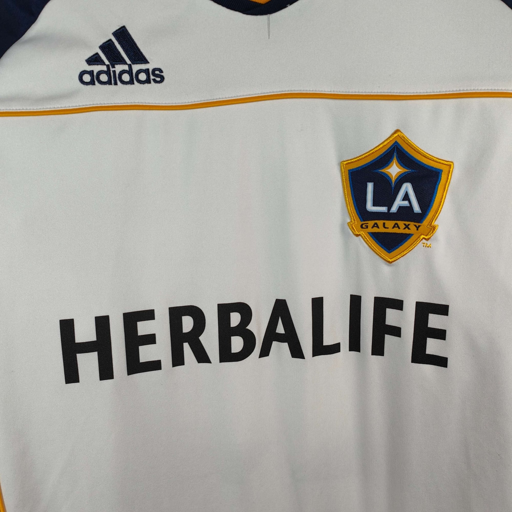 2010 - 11 Los Angeles Galaxy Home Shirt Beckham 23 - 8/10 - (S) - Eternal Pitch