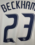2010 - 11 Los Angeles Galaxy Home Shirt Beckham 23 - 9/10 - (L) - Eternal Pitch