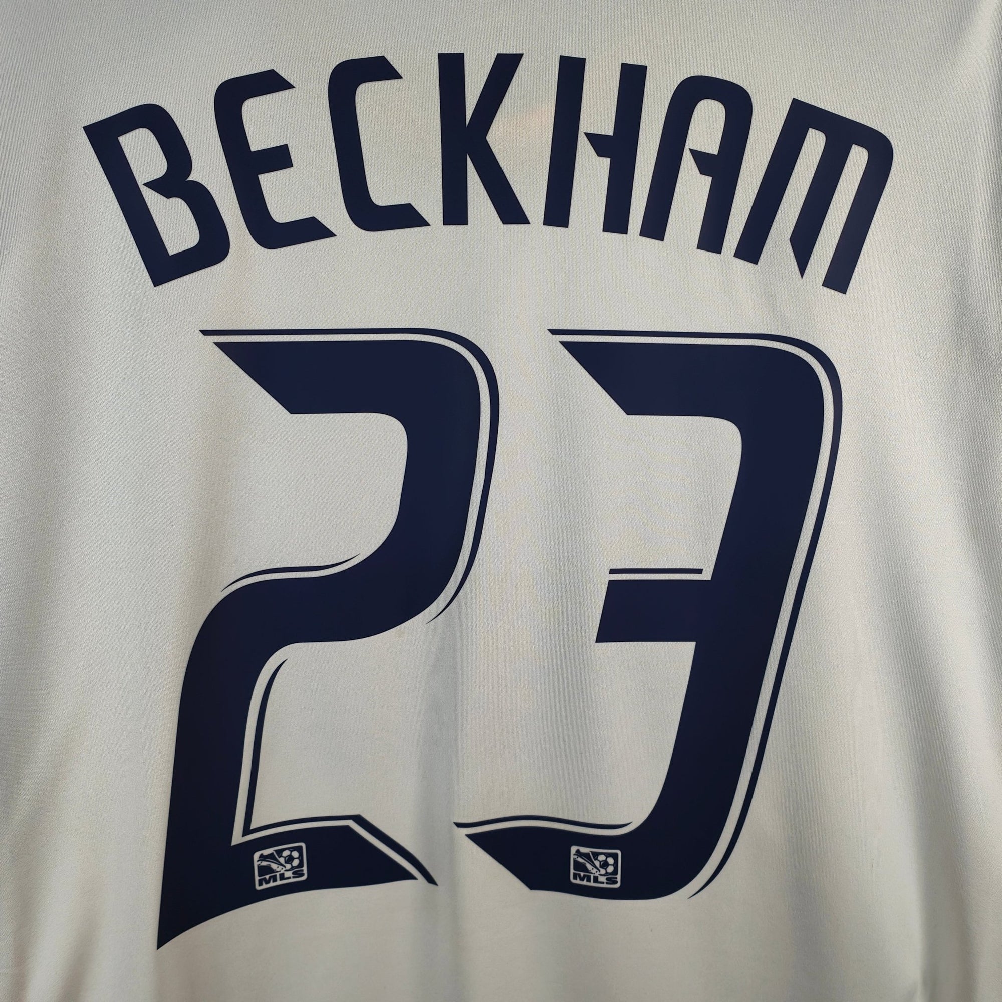 2010 - 11 Los Angeles Galaxy Home Shirt Beckham 23 - 9/10 - (XL) - Eternal Pitch