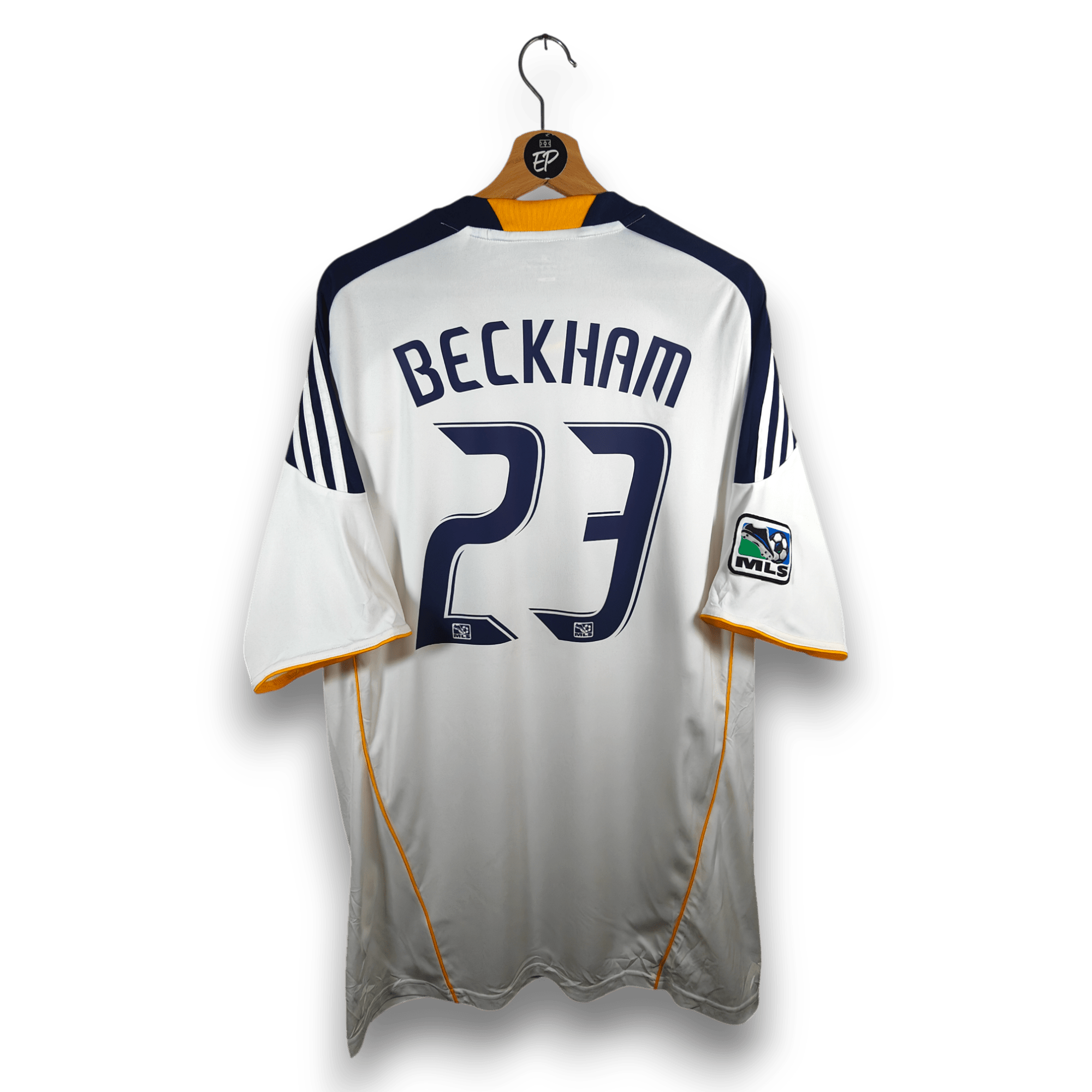 2010 - 11 Los Angeles Galaxy Home Shirt Beckham 23 - 9/10 - (XL) - Eternal Pitch