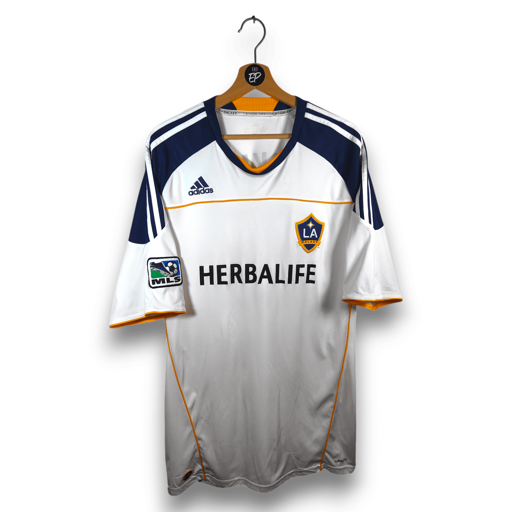 2010 - 11 Los Angeles Galaxy Home Shirt Beckham 23 - 9/10 - (XL) - Eternal Pitch