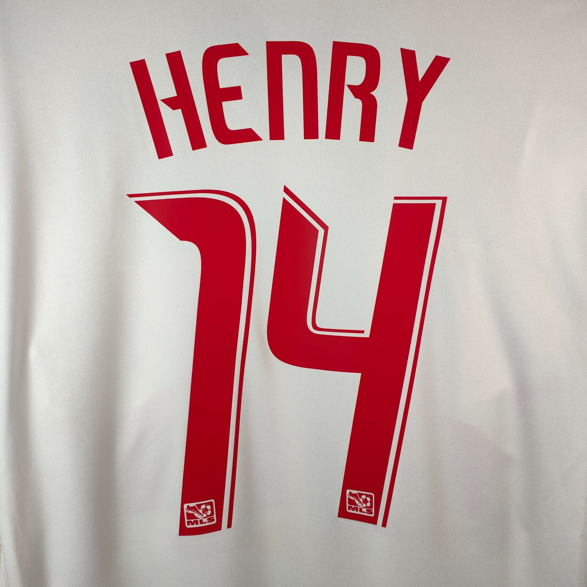 2010 - 11 New York Red Bulls Home Shirt Henry 14 - 8.5/10 - (M) - Eternal Pitch