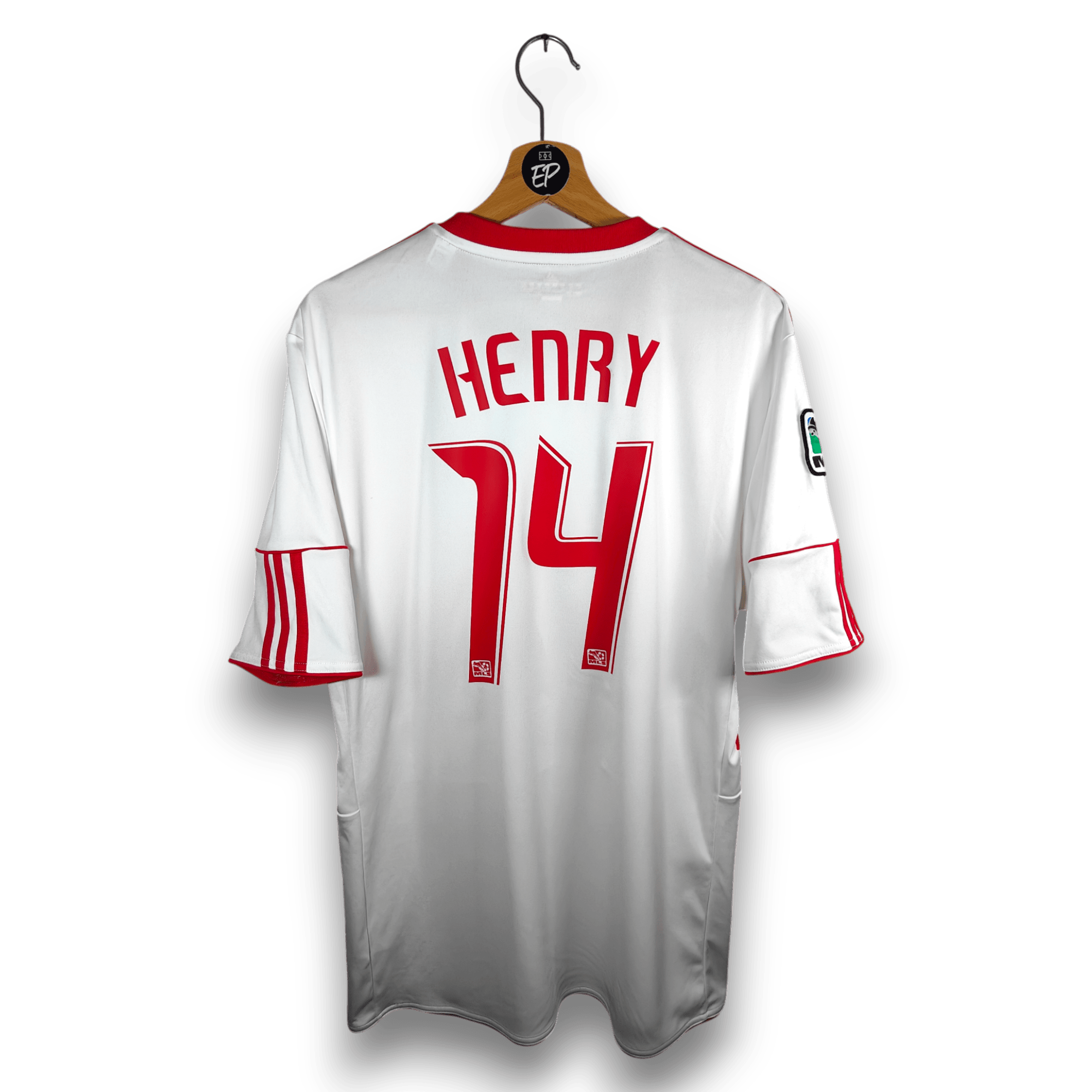 2010 - 11 New York Red Bulls Home Shirt Henry 14 - 9/10 - (L) - Eternal Pitch