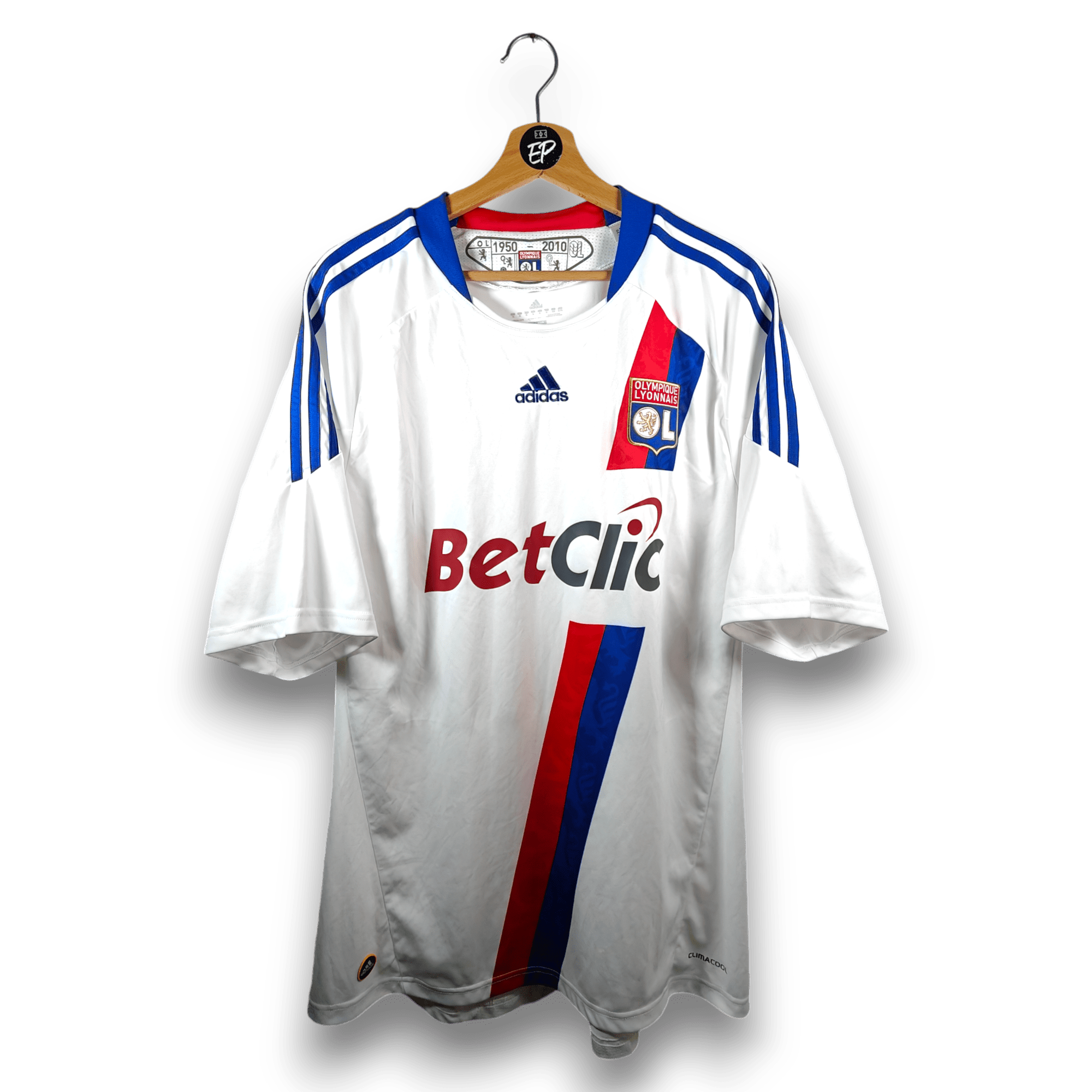 2010 - 11 Olympique Lyon Home Shirt - 9/10 - (XL) - Eternal Pitch