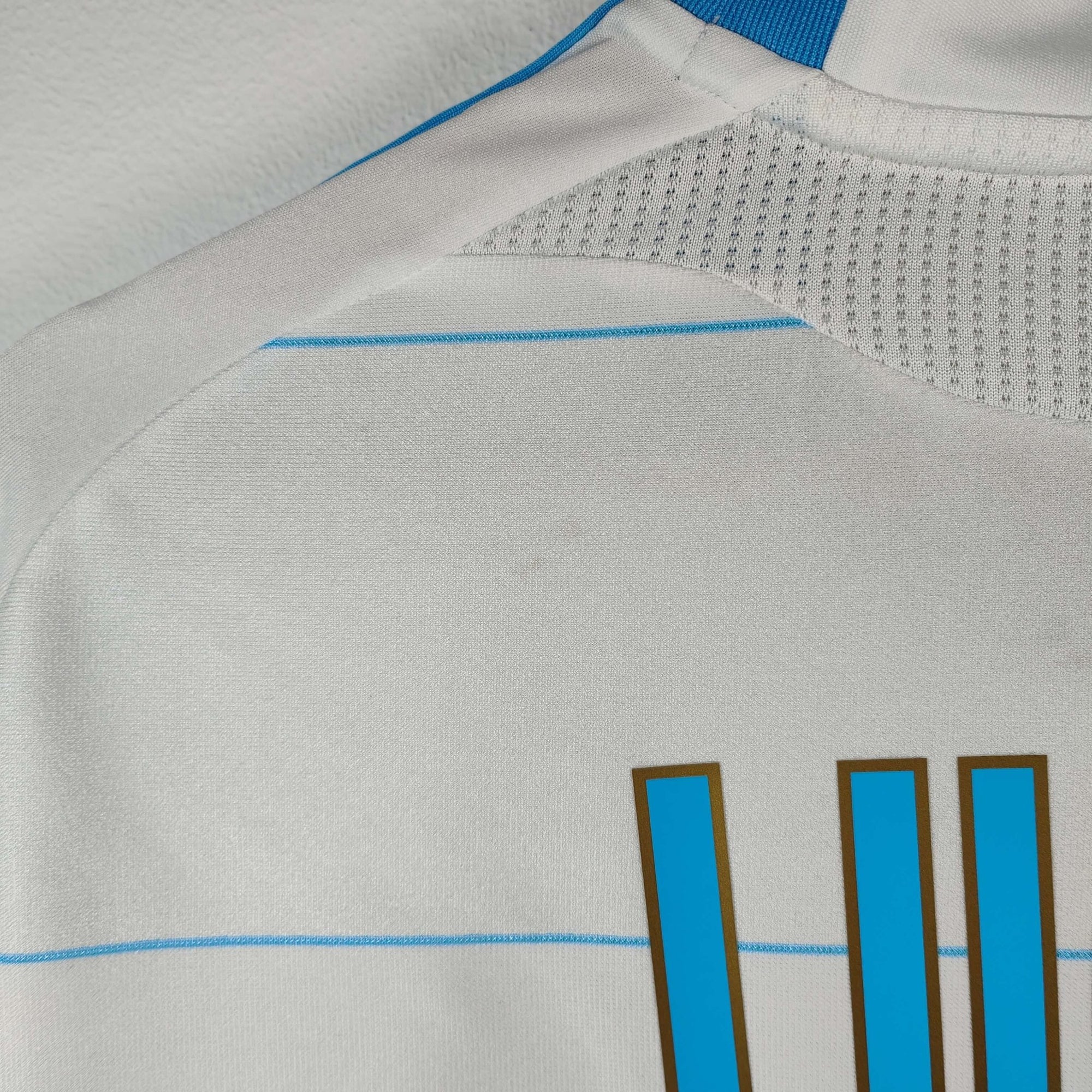 2010 - 11 Olympique Marseille Home Shirt Lucho 8 - 9/10 - (M) - Eternal Pitch